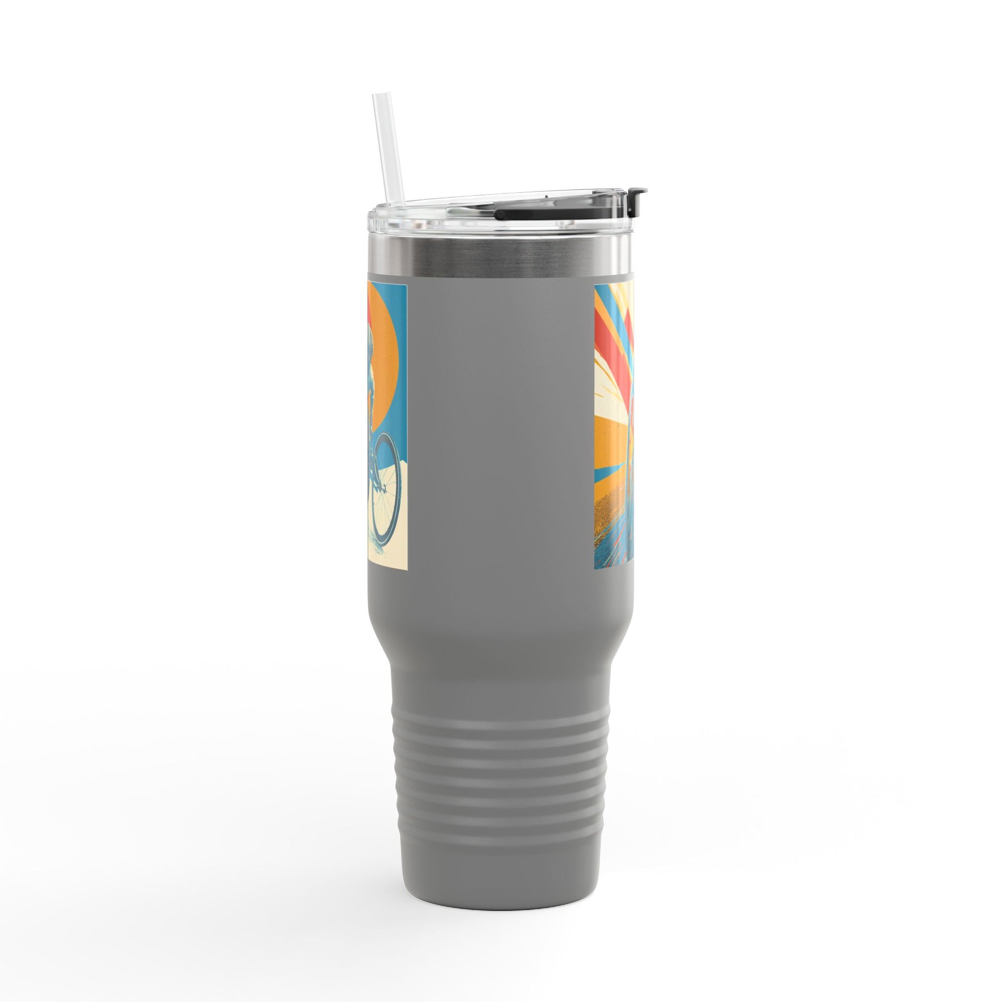Vibrant Insulated Travel Mug, 40oz | Stylish Drinkware for Outdoor Adventures, Sports, Travel, Gifts