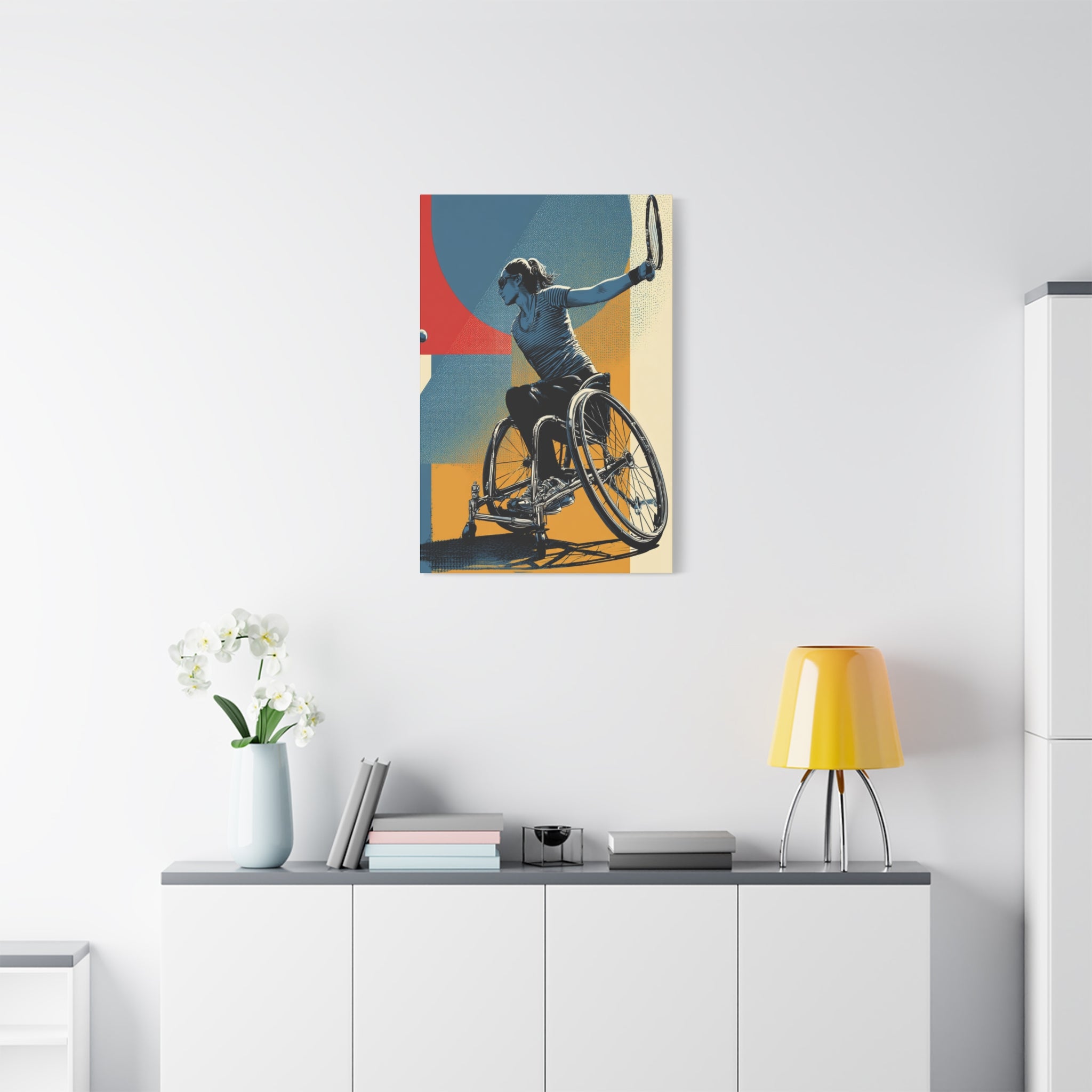 Empowering Wheelchair Tennis Canvas Art, Inspirational Wall Decor, Motivational Home Decor, Unique Gift for Sports Enthusiasts, [...]