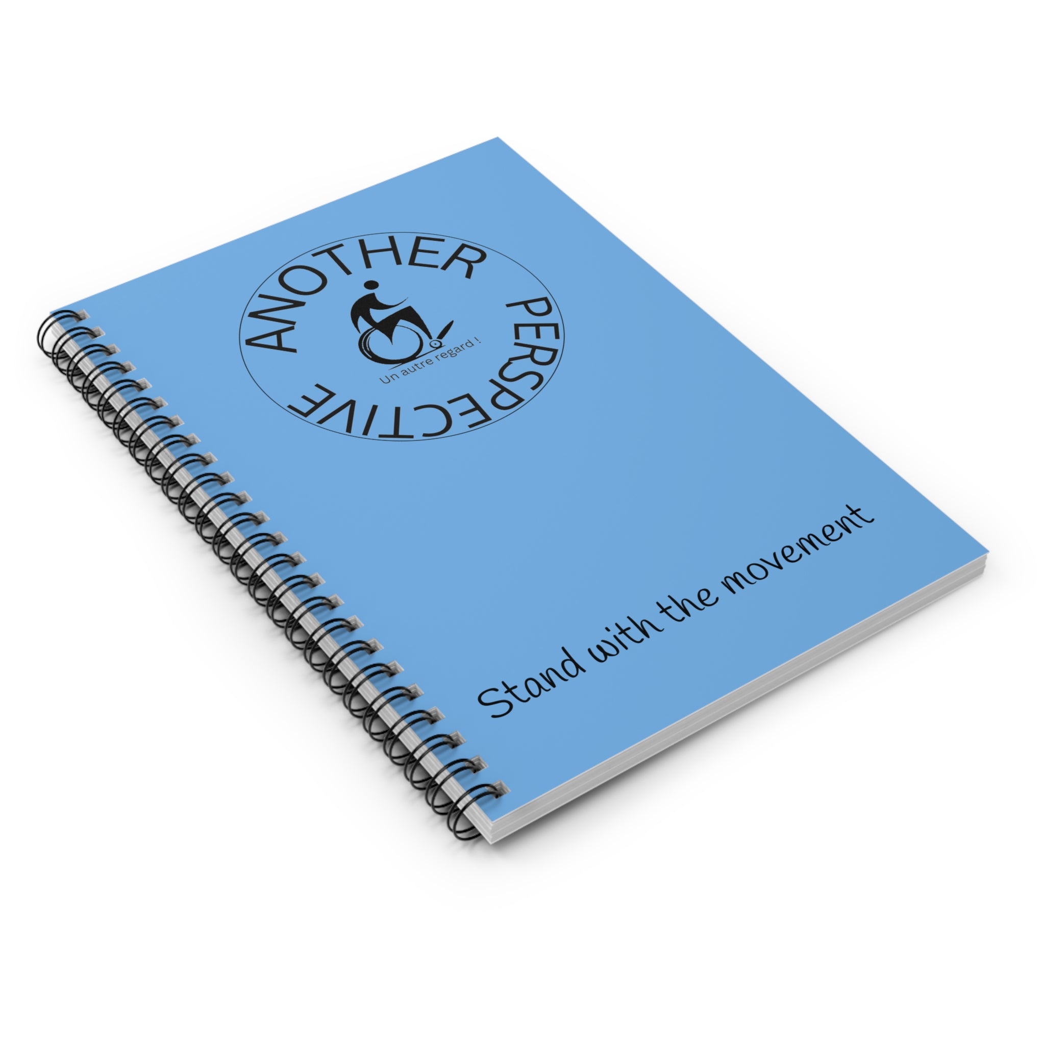 Inspirational Spiral Notebook Logo- Empowering Artwork, Ideal for Goal-Setting, Journaling, Gifts for Athletes, Rehab Tools, Women's Empowerment