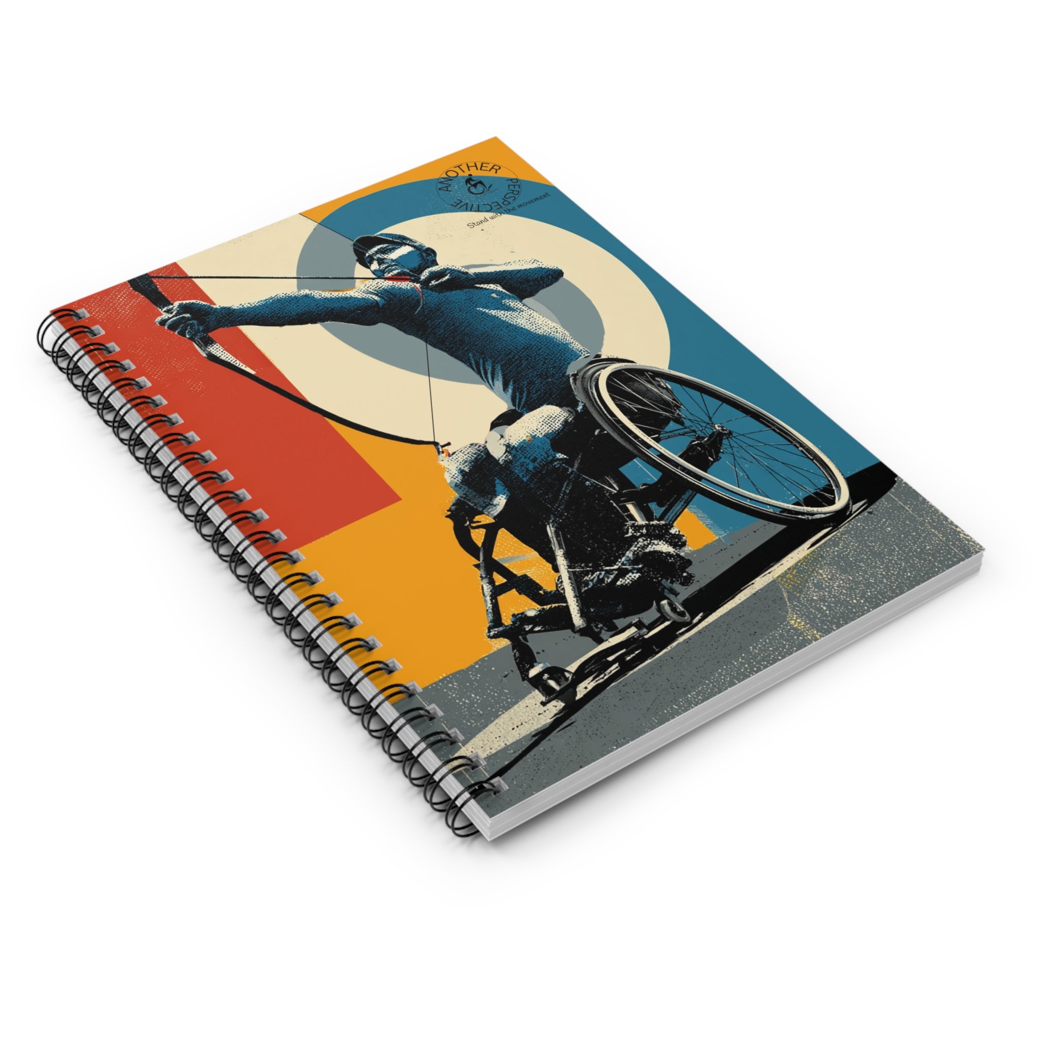 Inspirational Spiral Notebook Archery - Empowering Artwork, Ideal for Goal-Setting, Journaling, Gifts for Athletes, Rehab Tools, Women's Empowerment