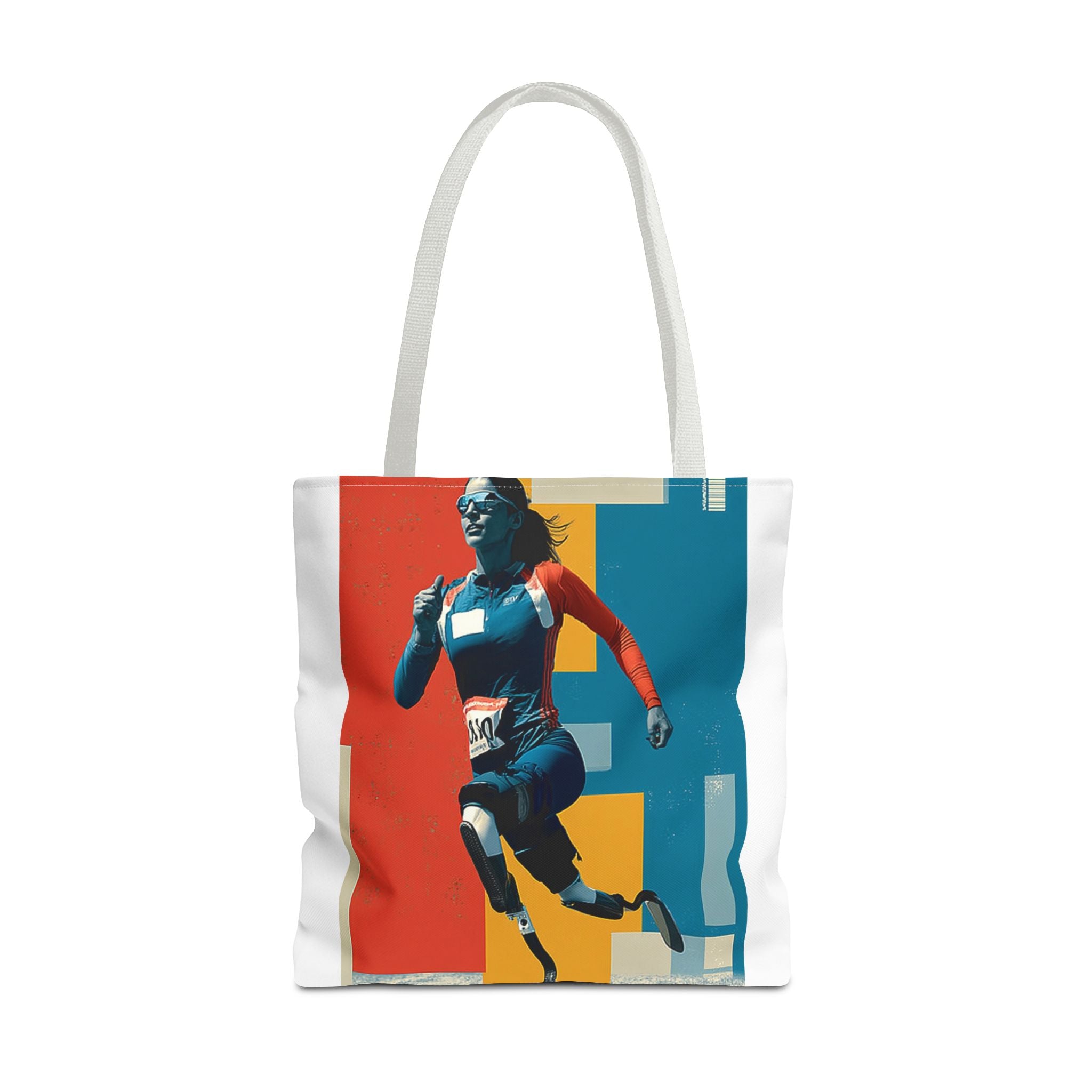 Inspirational Course Sports Tote Bag | Motivational Gym Bag, Everyday Use, Eco-Friendly Gift, Unique Sporty Design