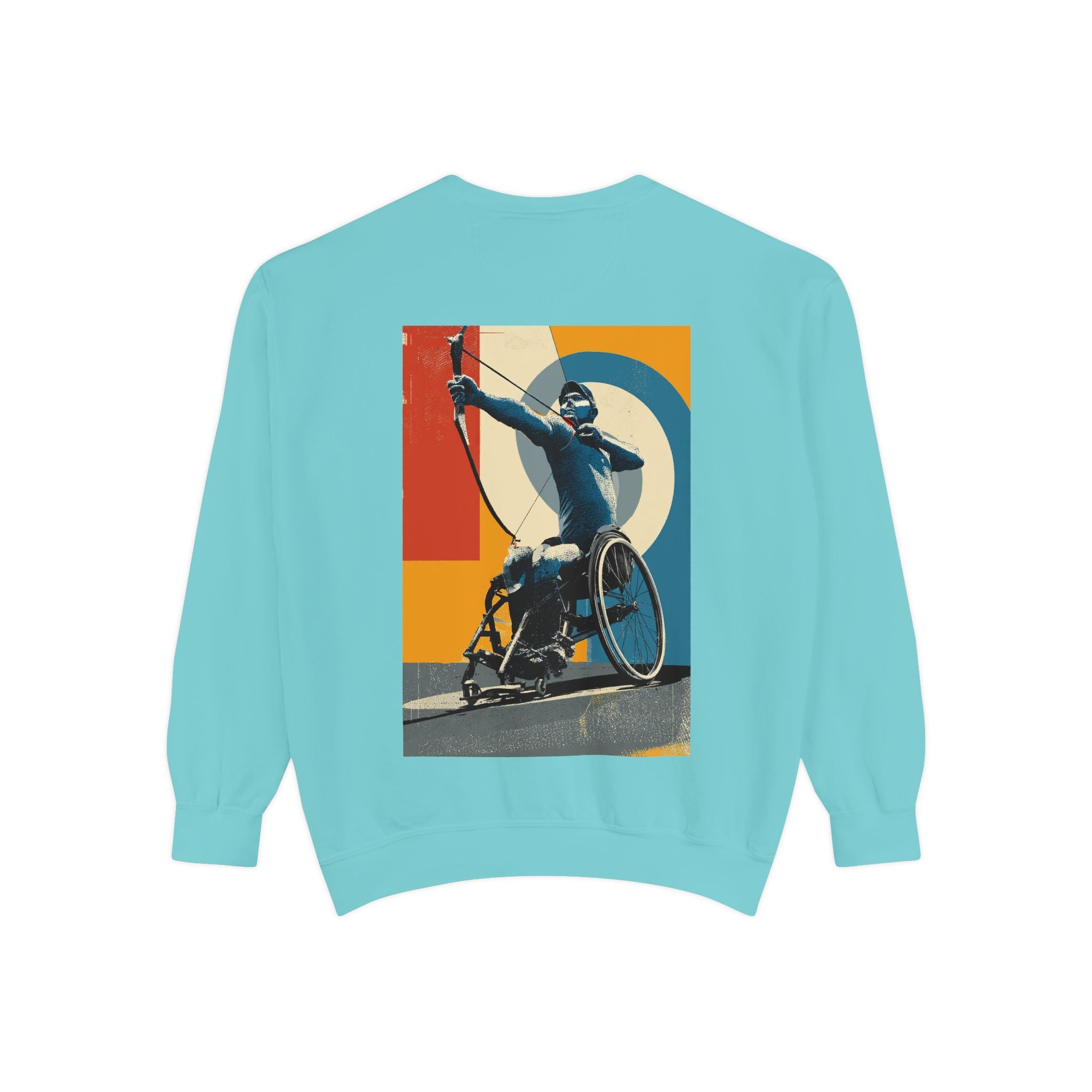 Inspirational Unisex Sweatshirt - Motivational Sports Archery Design | Perfect for Coaches, Athletes, Gifts, Casual Wear, and Events