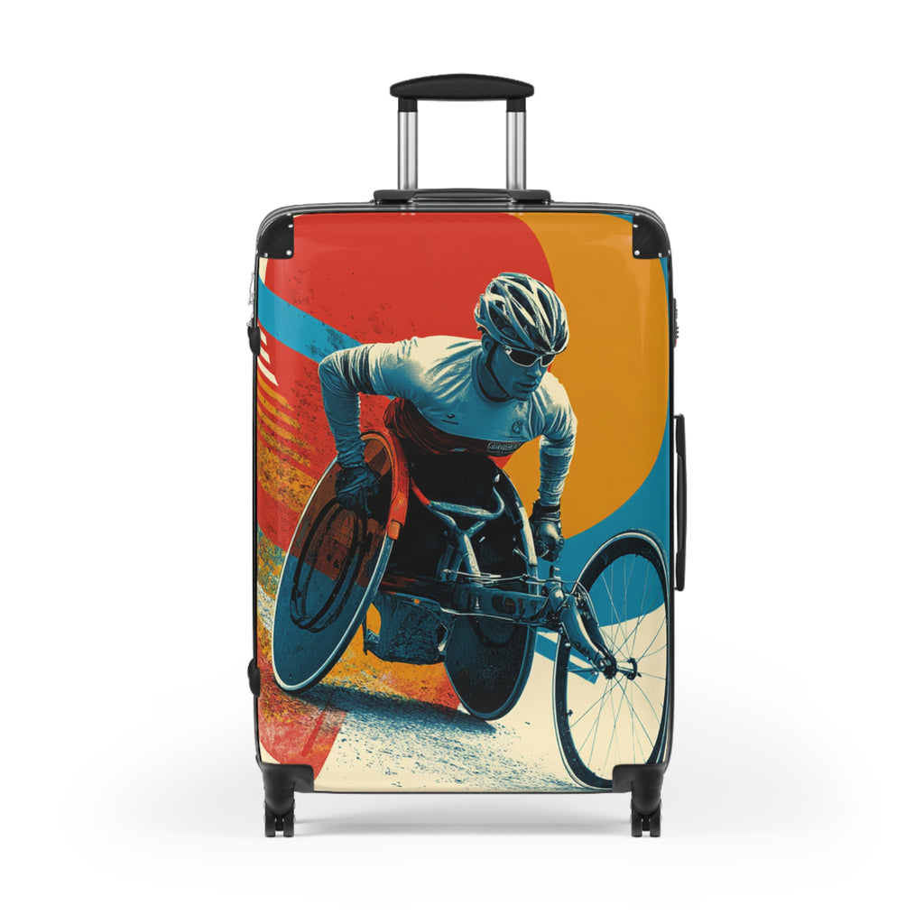 Wheelchair Athlete Suitcase - Travel Gear for Adaptive Sports, Unique Luggage, Inspirational Gift, Mobility Travel, Adventure Bag
