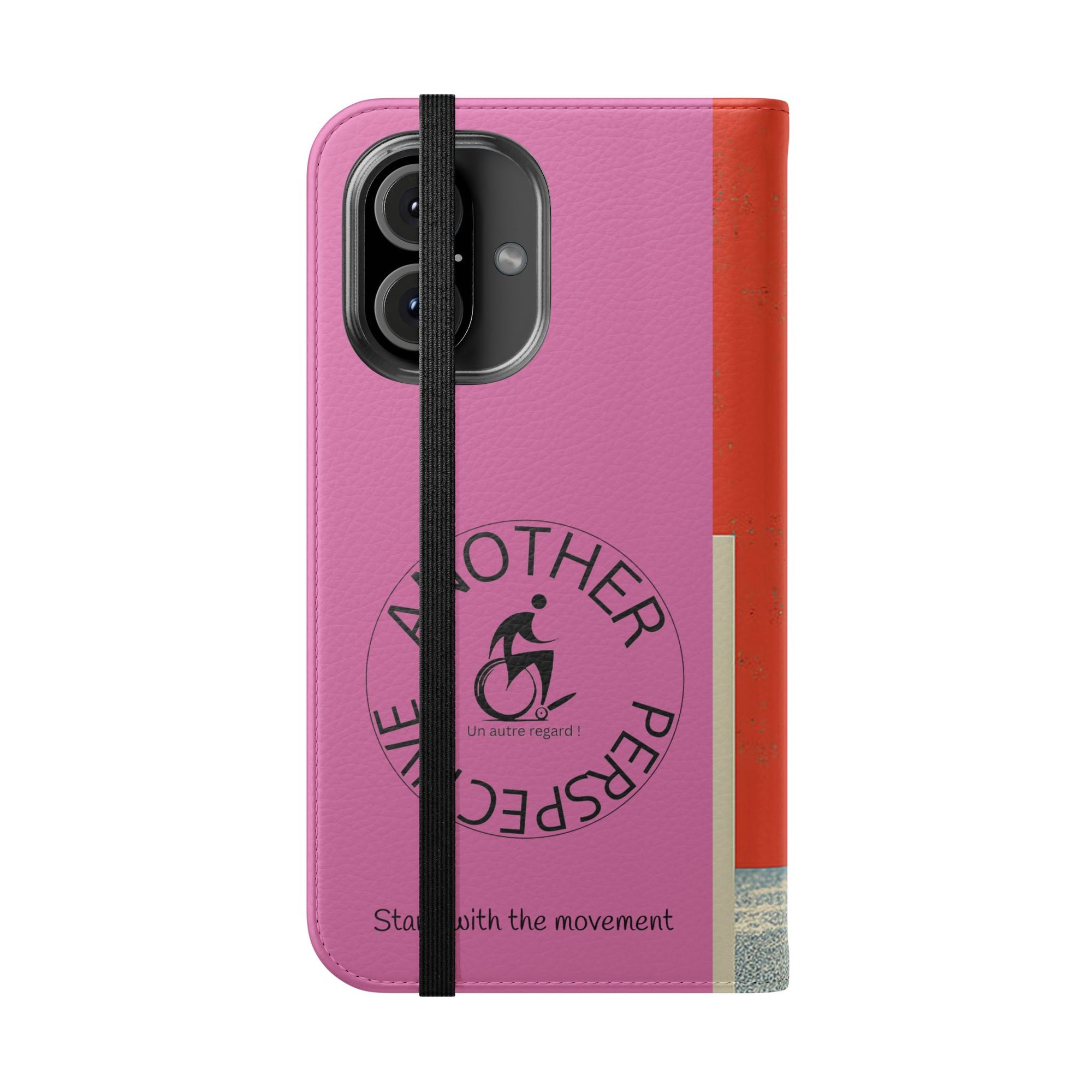 Empowering Flip Cases for Smartphones Course| Stand with the Movement, Stylish Phone Cover, Unique Gift, Inclusive Design, Support Accessibility