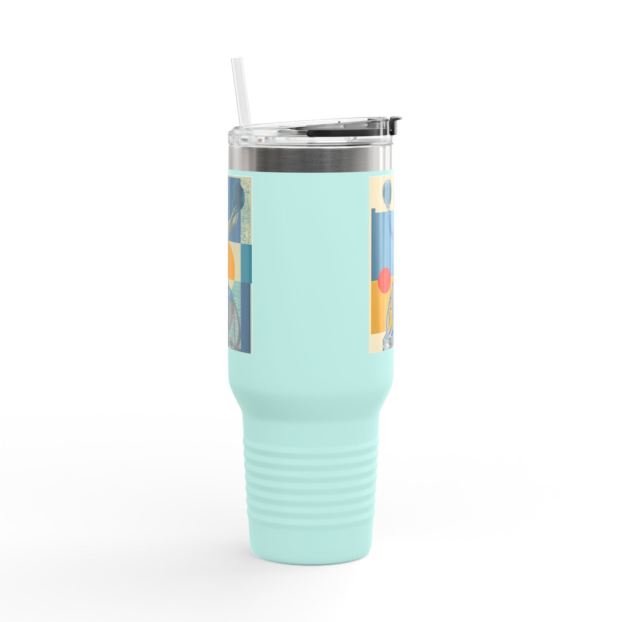 Vibrant Insulated Travel Mug, 40oz | Stylish Drinkware for Outdoor Adventures, Sports, Travel, Gifts