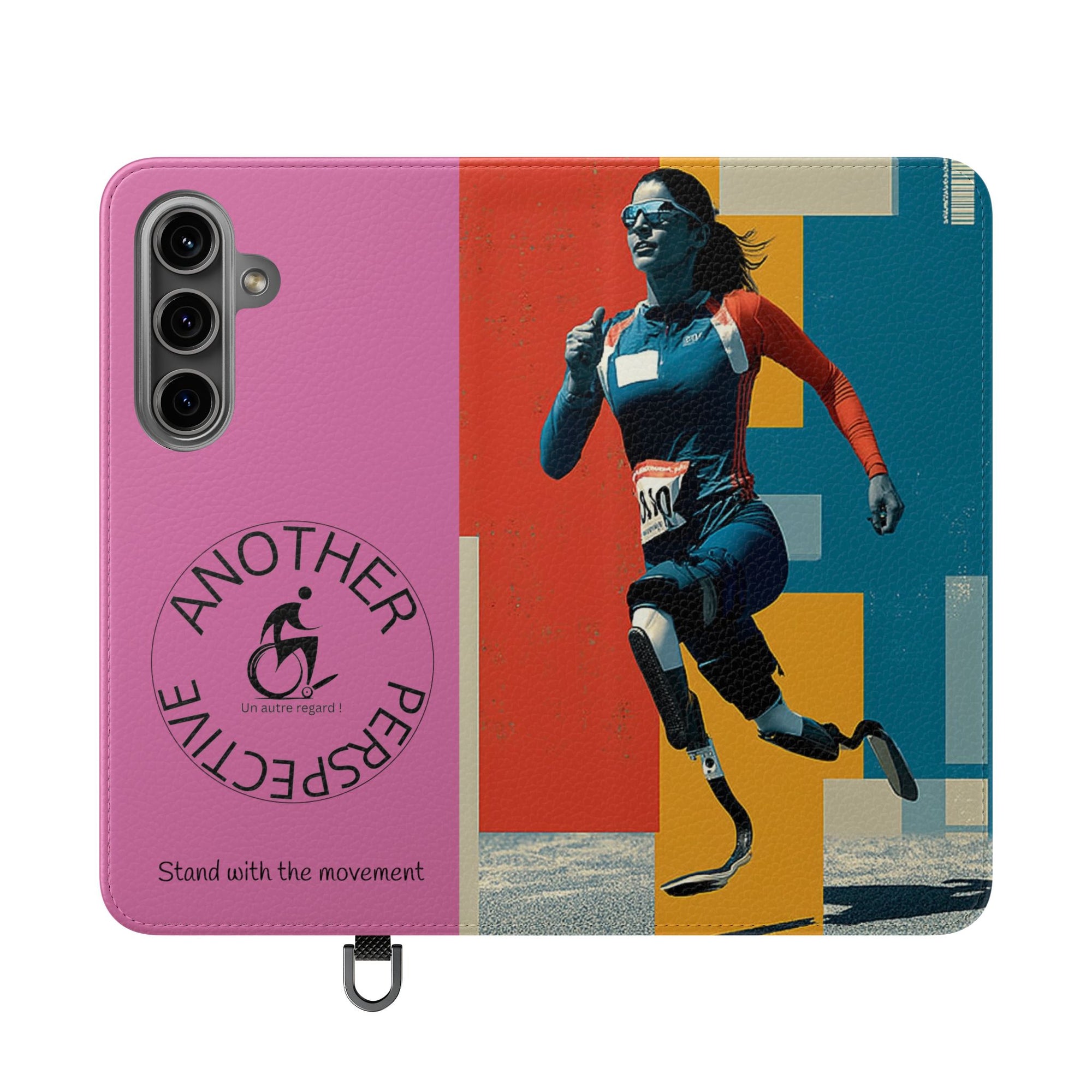 Empowering Flip Cases for Smartphones Course| Stand with the Movement, Stylish Phone Cover, Unique Gift, Inclusive Design, Support Accessibility