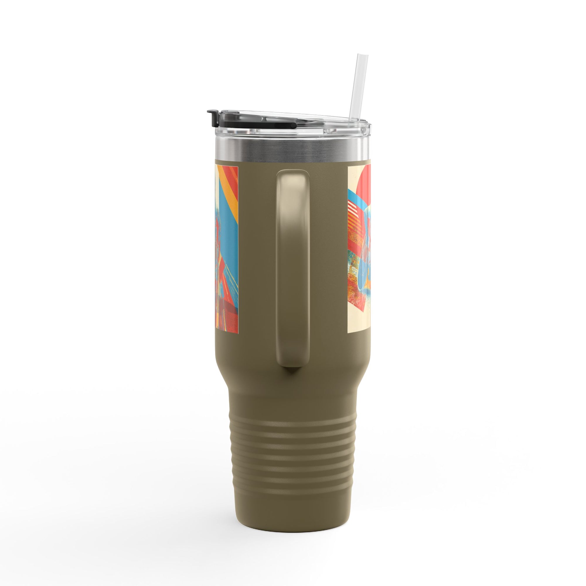 Vibrant Insulated Travel Mug, 40oz | Stylish Drinkware for Outdoor Adventures, Sports, Travel, Gifts
