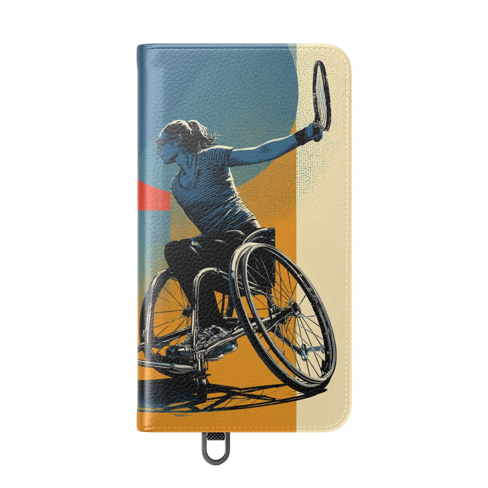 Sporty Flip Case for Athletes Tennis, Phone Wallet Cover, Stylish Mobile Case, Perfect Gift for Sports Fans, Functional Design