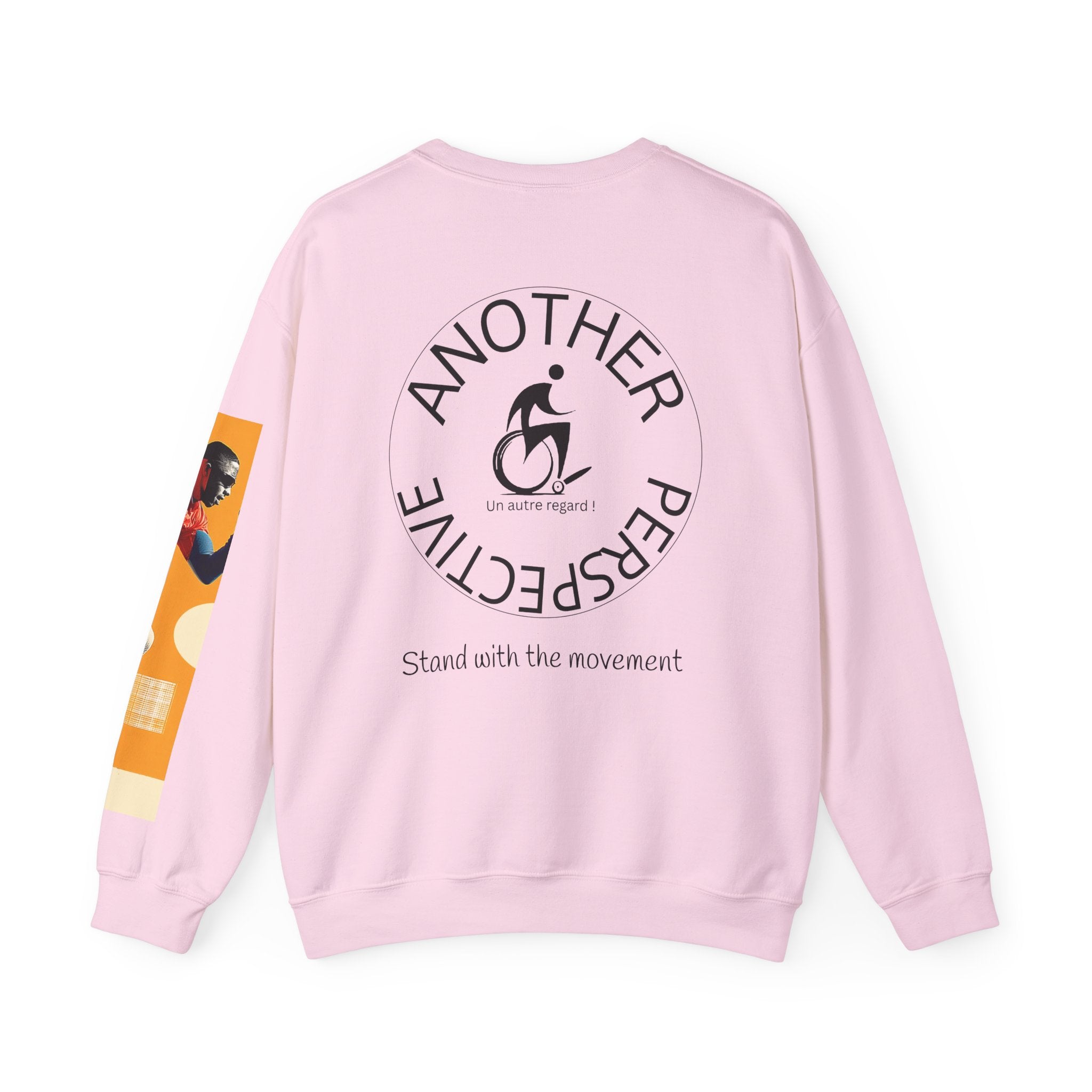 Inclusive Course Sports Themed Sweatshirt for Empowerment, Unisex Heavy Blend Crewneck, Inspirational Gift for Activists