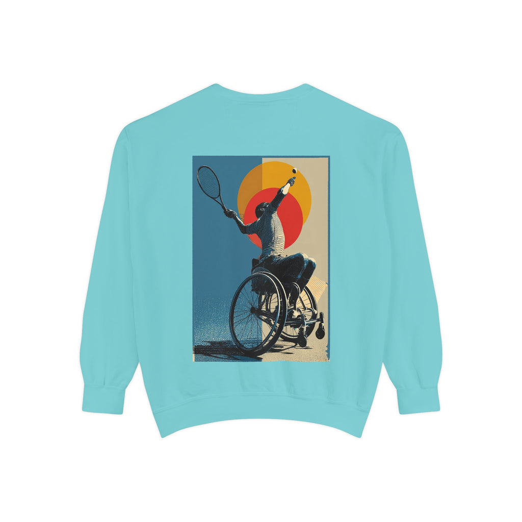 Inspirational Unisex Sweatshirt - Motivational Sports Tennis Design | Perfect for Coaches, Athletes, Gifts, Casual Wear, and Events