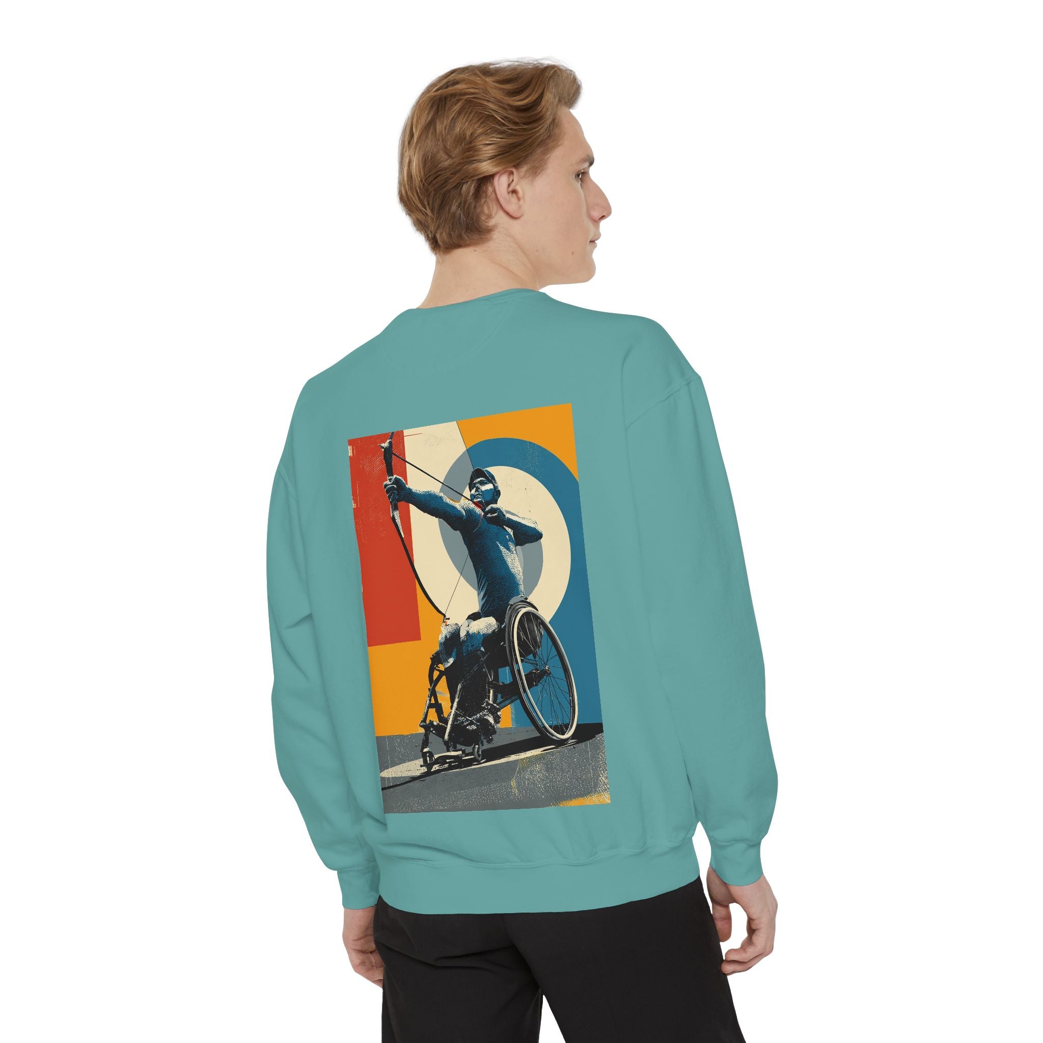 Inspirational Unisex Sweatshirt - Motivational Sports Archery Design | Perfect for Coaches, Athletes, Gifts, Casual Wear, and Events