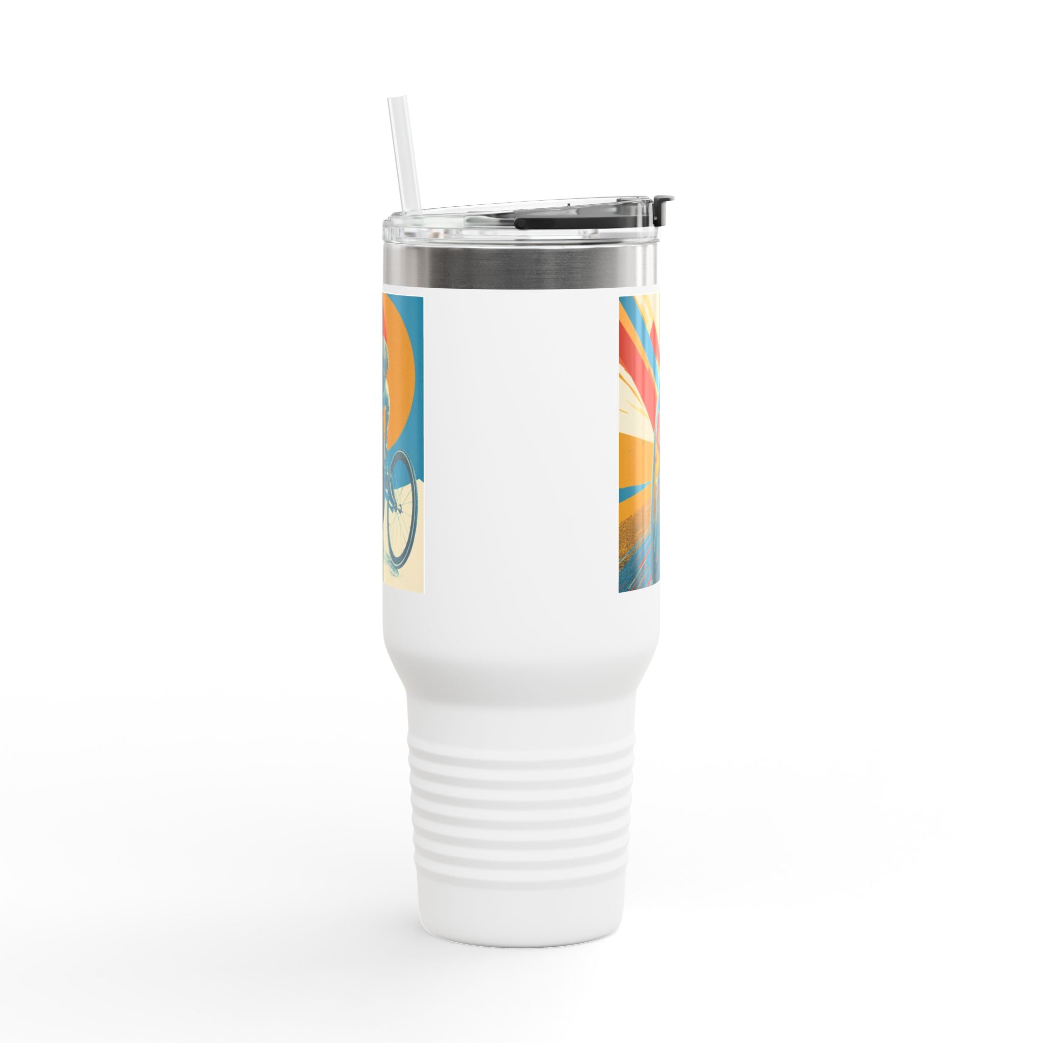 Vibrant Insulated Travel Mug, 40oz | Stylish Drinkware for Outdoor Adventures, Sports, Travel, Gifts
