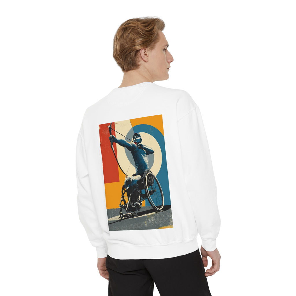 Inspirational Unisex Sweatshirt - Motivational Sports Archery Design | Perfect for Coaches, Athletes, Gifts, Casual Wear, and Events
