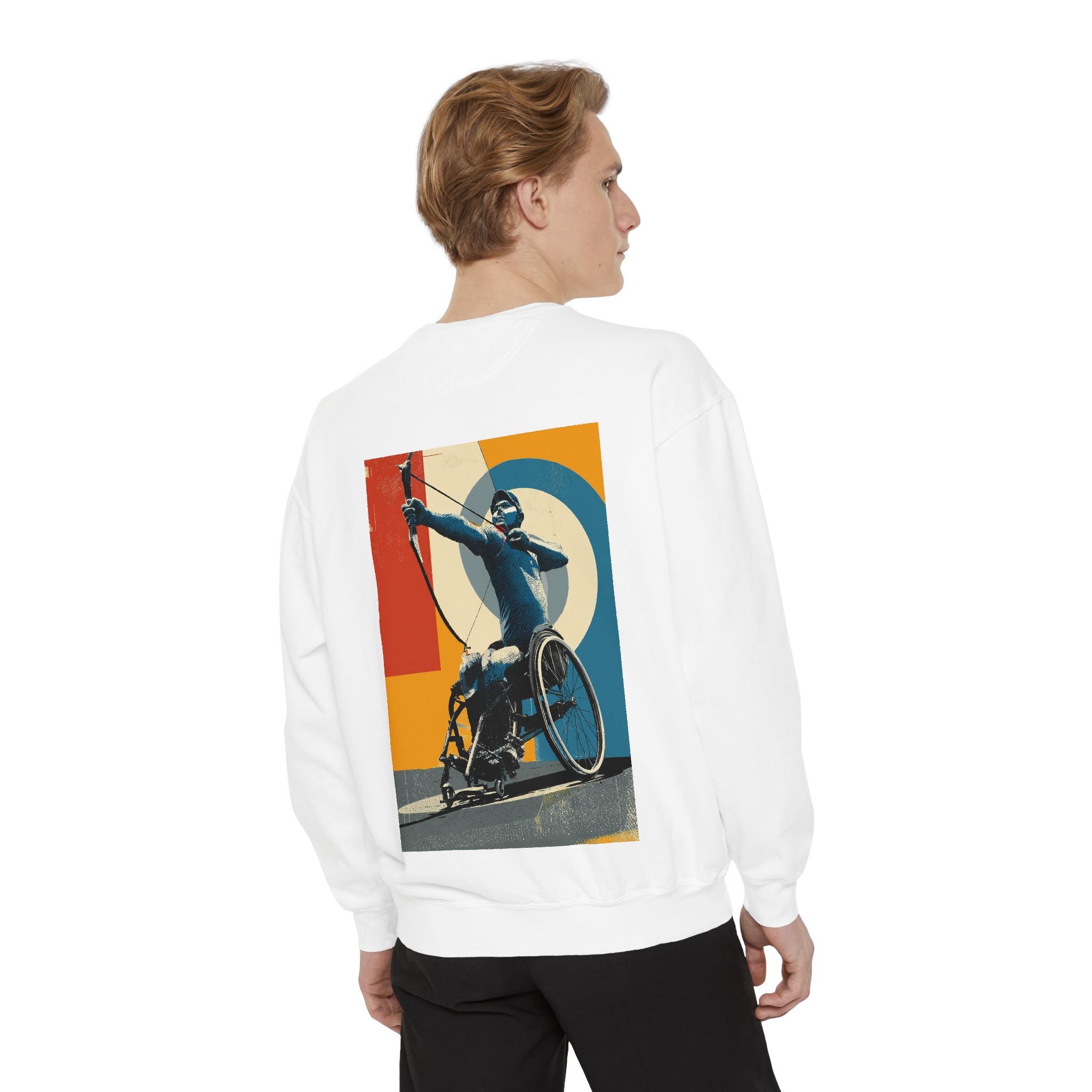 Inspirational Unisex Sweatshirt - Motivational Sports Archery Design | Perfect for Coaches, Athletes, Gifts, Casual Wear, and Events