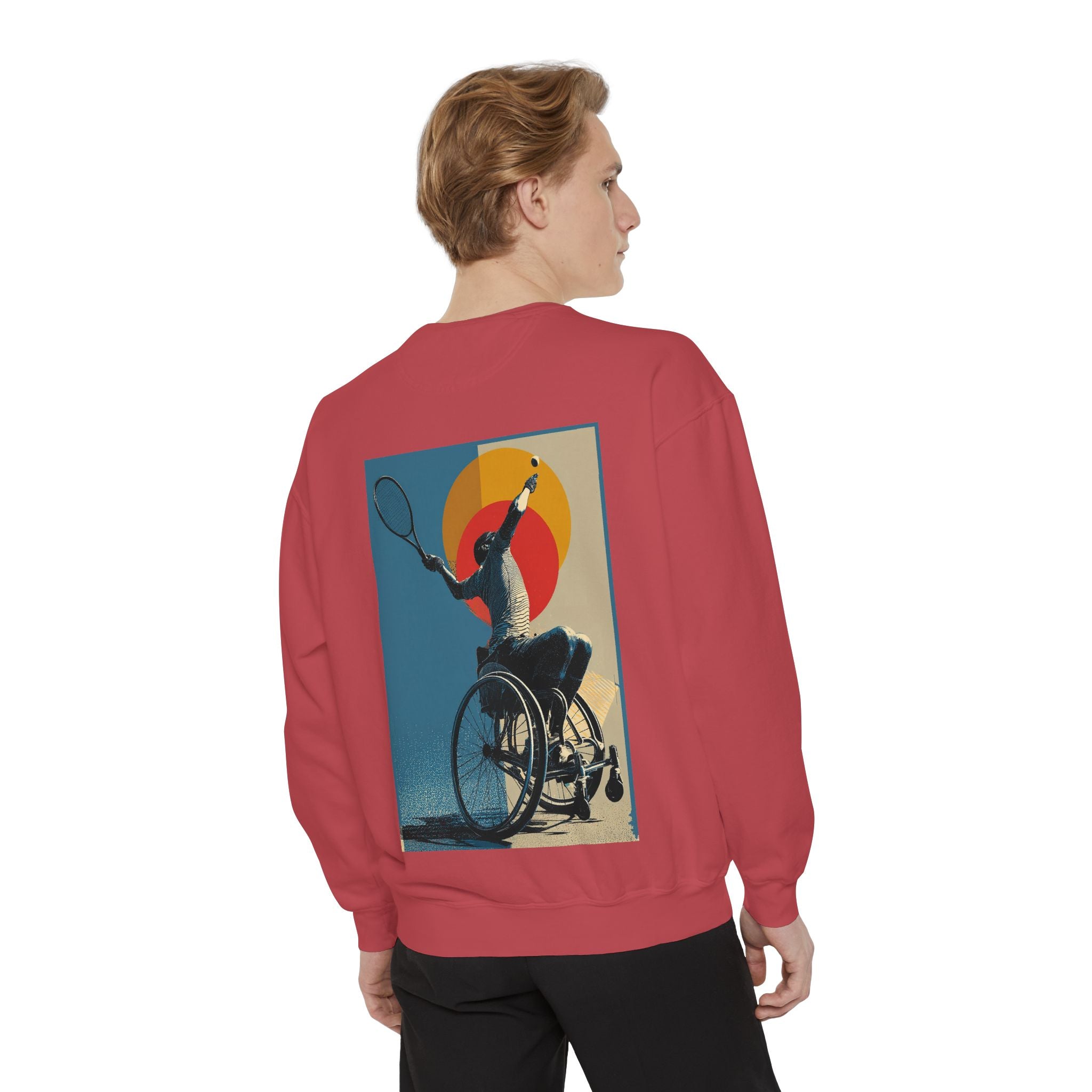 Inspirational Unisex Sweatshirt - Motivational Sports Tennis Design | Perfect for Coaches, Athletes, Gifts, Casual Wear, and Events