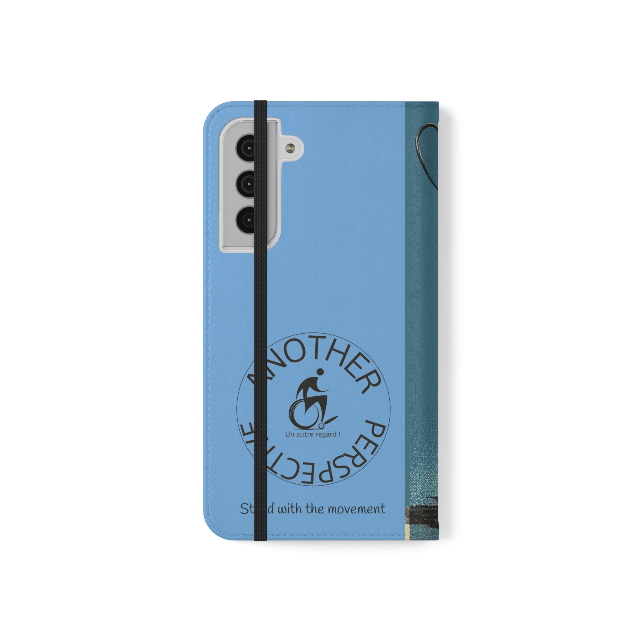 Sporty Flip Case for Athletes Tennis, Phone Wallet Cover, Stylish Mobile Case, Perfect Gift for Sports Fans, Functional Design