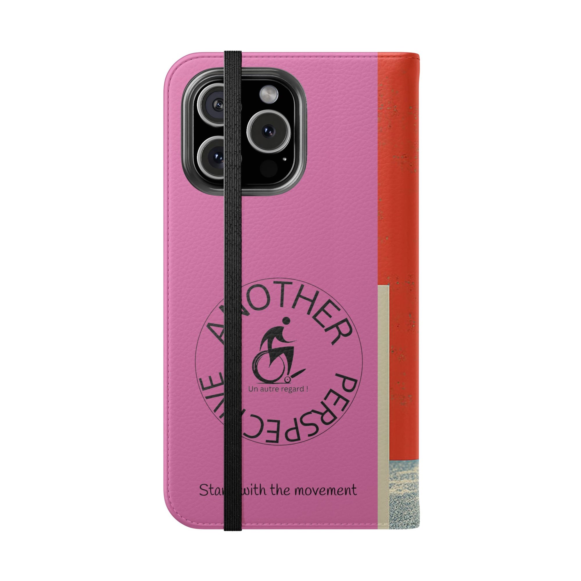 Empowering Flip Cases for Smartphones Course| Stand with the Movement, Stylish Phone Cover, Unique Gift, Inclusive Design, Support Accessibility
