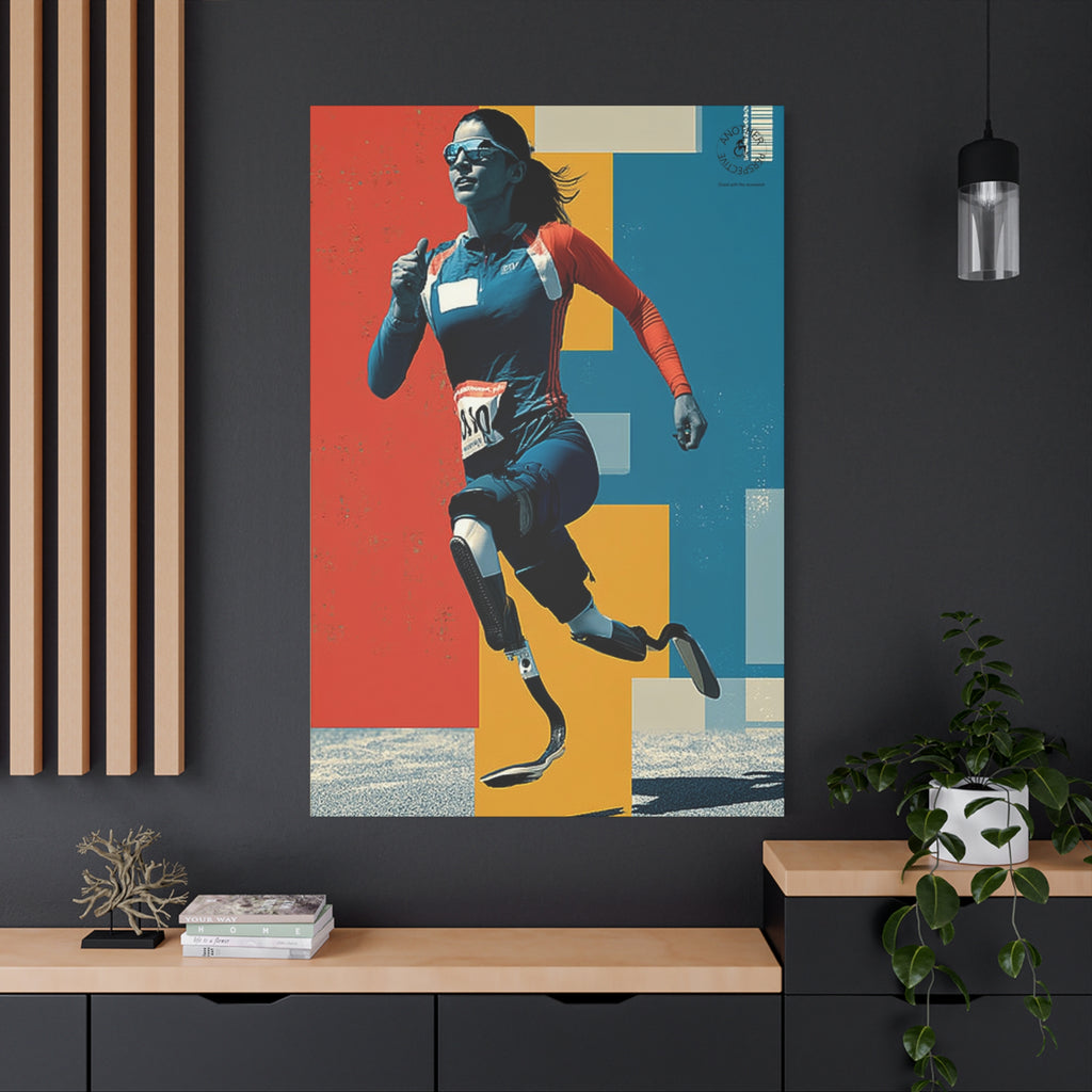 Empowering  Athlete Course Canvas Art, Inspirational Wall Decor, Motivational Home Decor, Unique Gift for Sports Enthusiasts, [...]