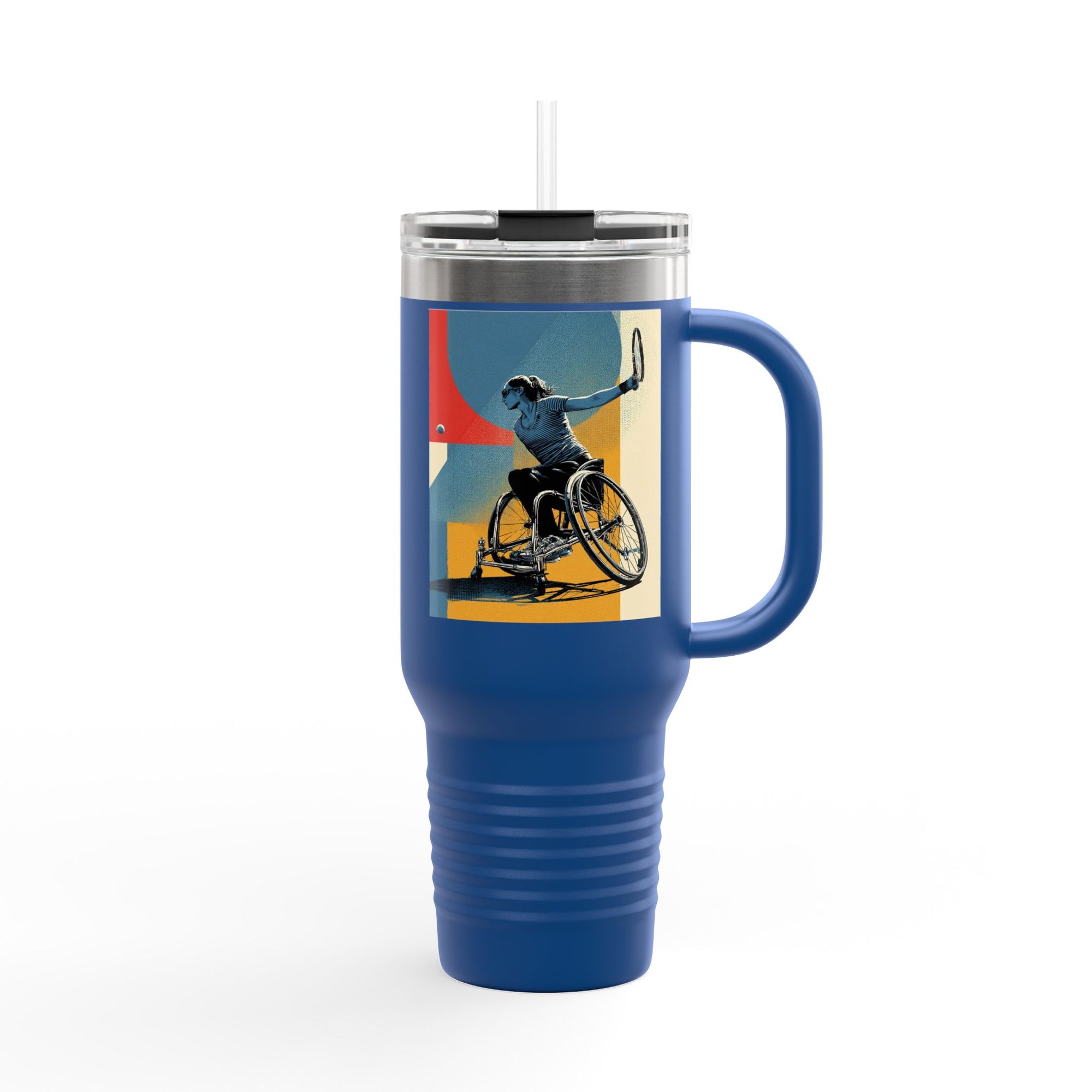 Vibrant Insulated Travel Mug, 40oz | Stylish Drinkware for Outdoor Adventures, Sports, Travel, Gifts