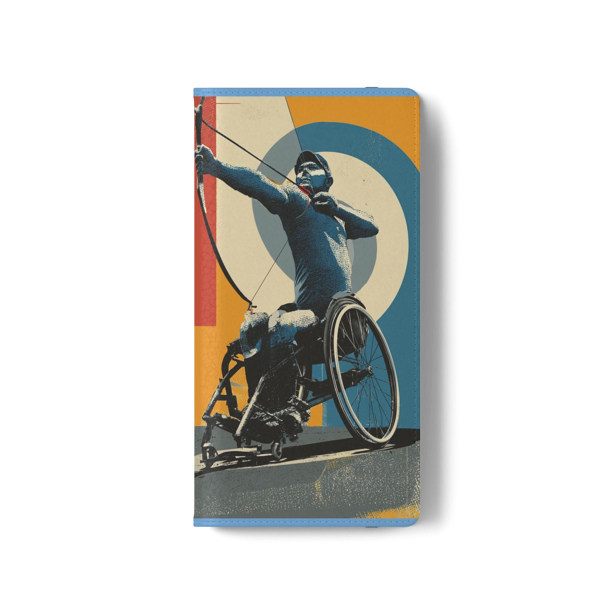 Sporty Flip Case for Athletes Archery, Phone Wallet Cover, Stylish Mobile Case, Perfect Gift for Sports Fans, Functional Design