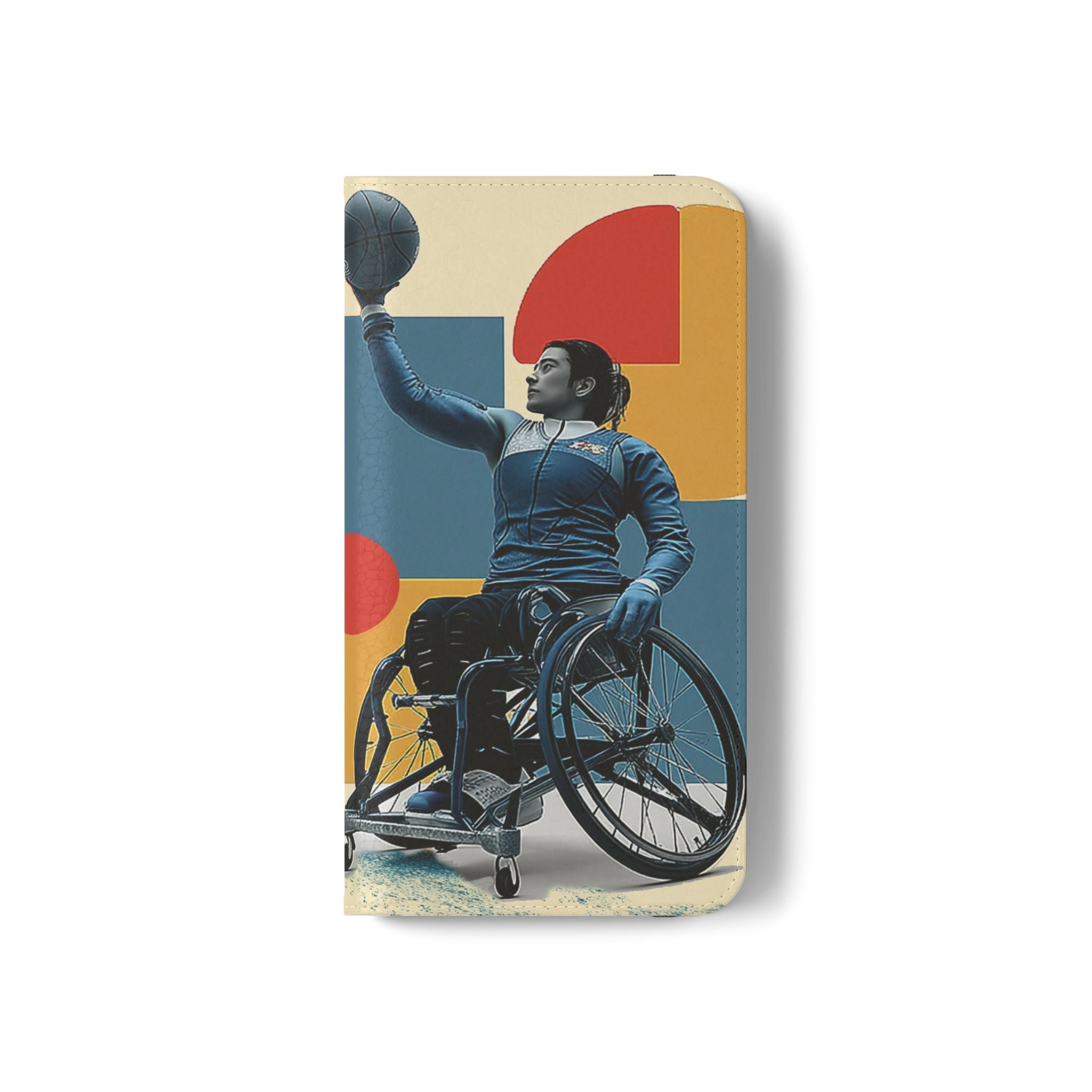 Adaptive Flip Cases for Empowerment, Wheelchair Basketball, Disability Awareness, Inspirational Gifts, Supportive Accessories