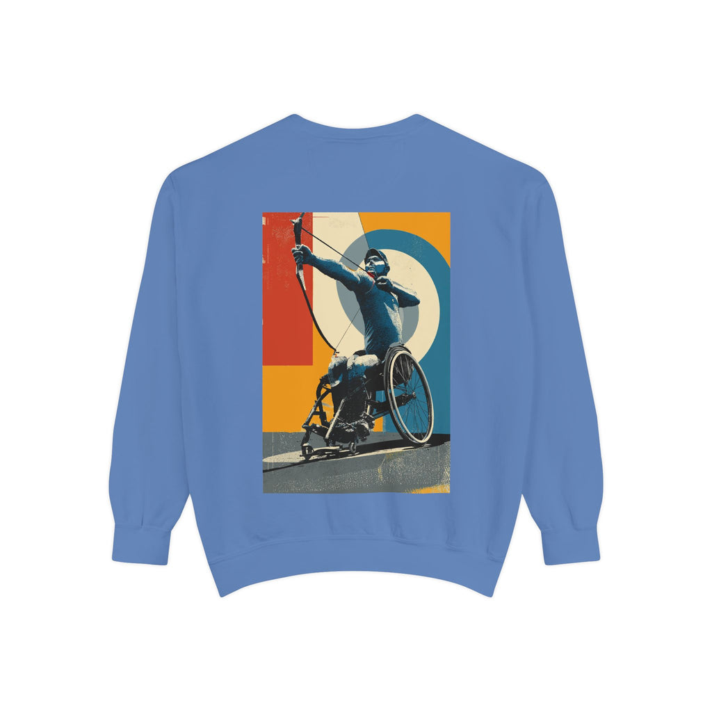 Inspirational Unisex Sweatshirt - Motivational Sports Archery Design | Perfect for Coaches, Athletes, Gifts, Casual Wear, and Events