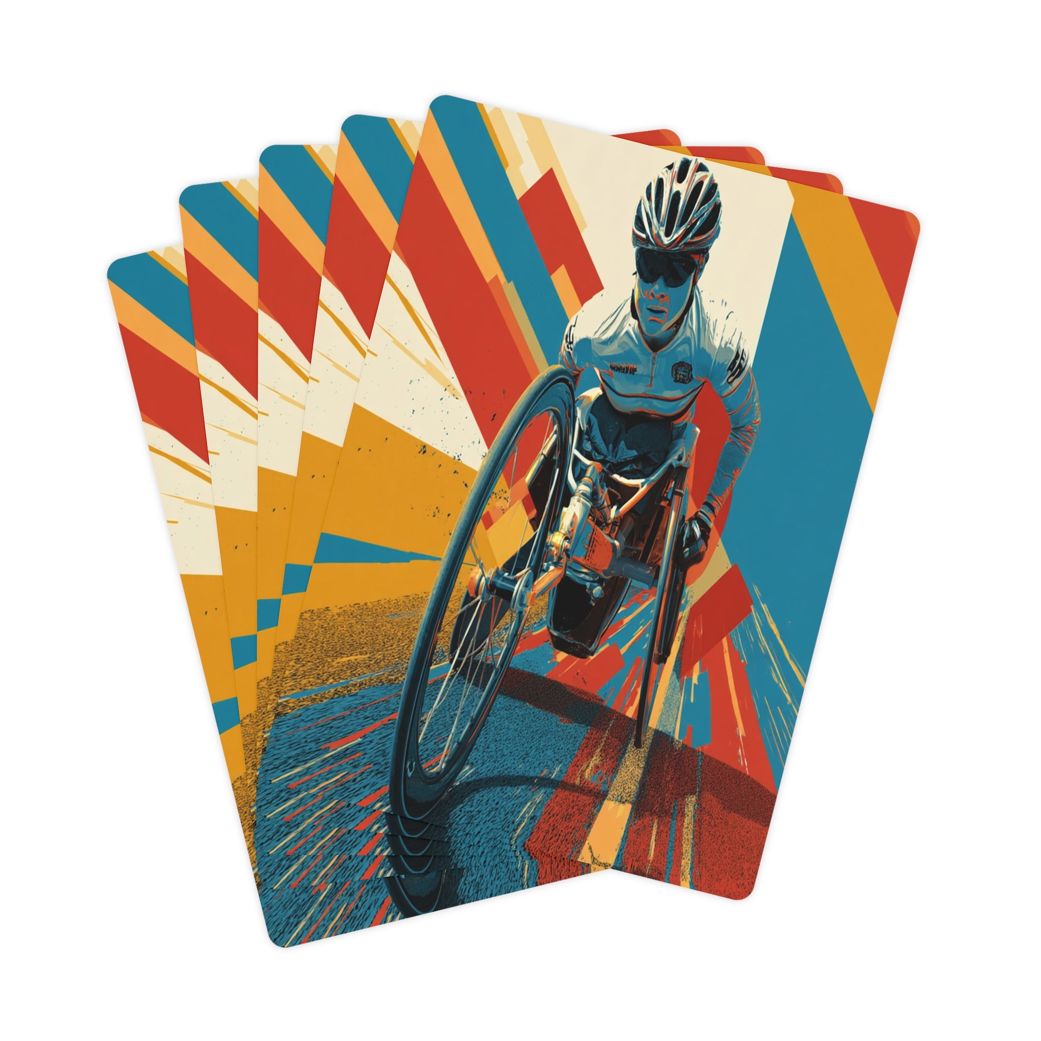 Poker Card Set Wheelchair, Playing Cards for Game Night, Unique Gift for Poker Lovers, Fun Family Activity, Card Game Accessories, Casino Theme Decor