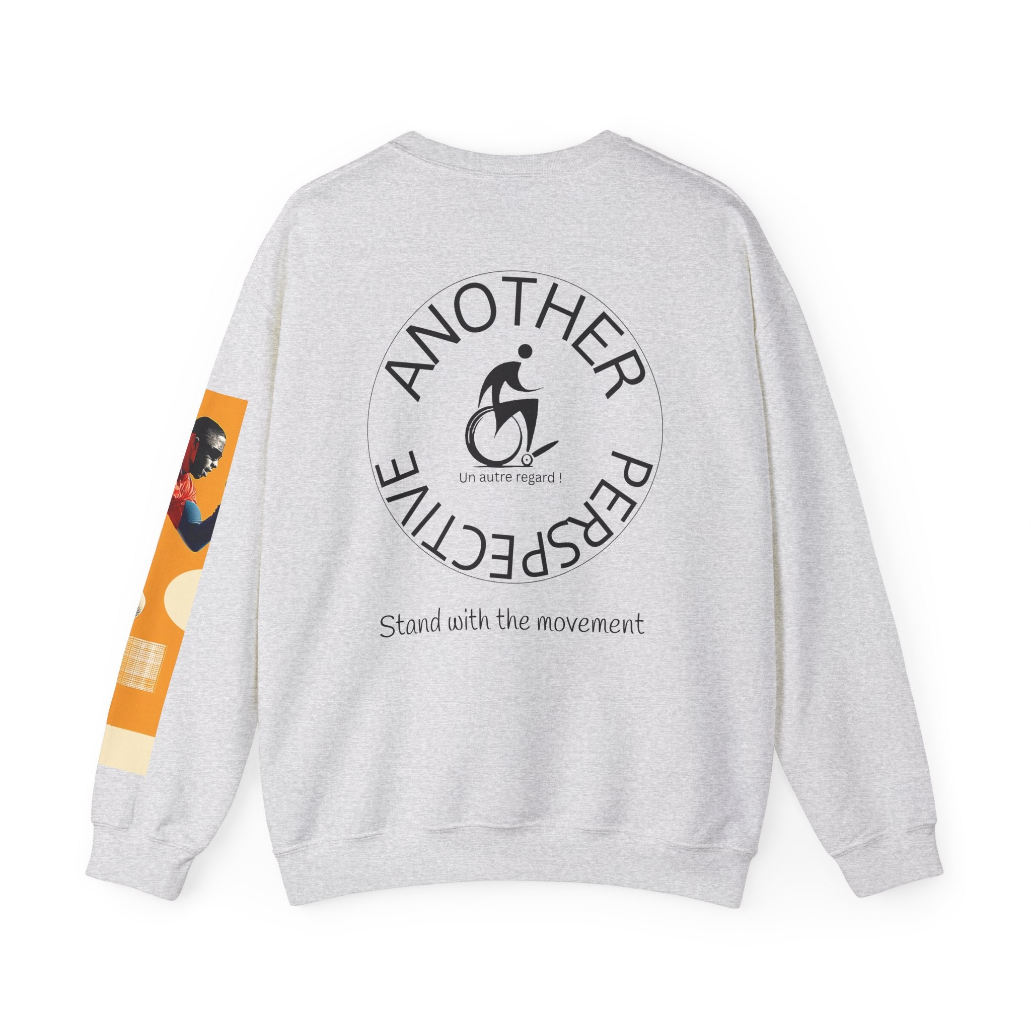 Inclusive Course Sports Themed Sweatshirt for Empowerment, Unisex Heavy Blend Crewneck, Inspirational Gift for Activists