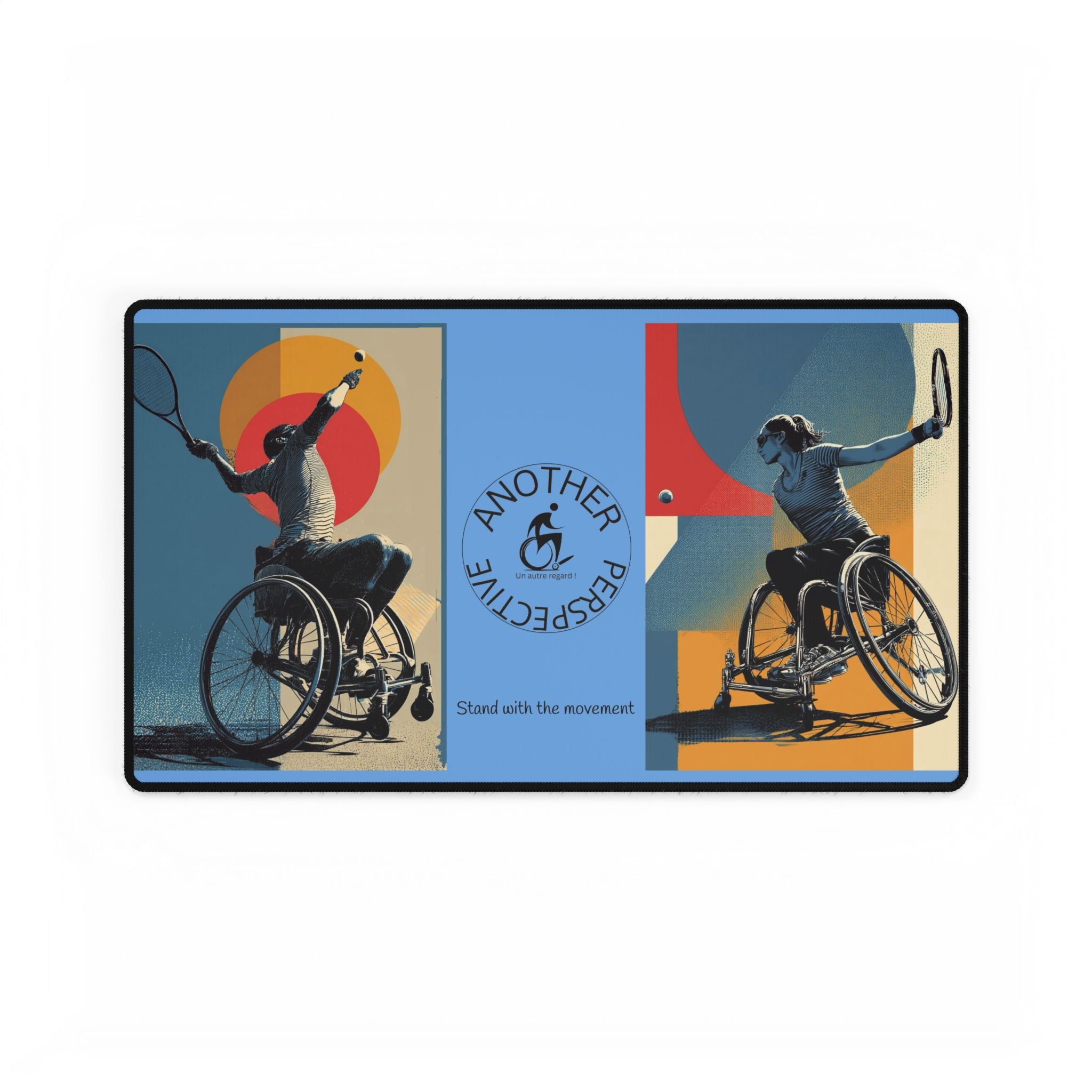 Adaptive Tennis Sports Desk Mat - Another Perspective | Motivational Workspace Décor, Office Gift, Inspirational Desk Pad, Home Office Decor, [...]