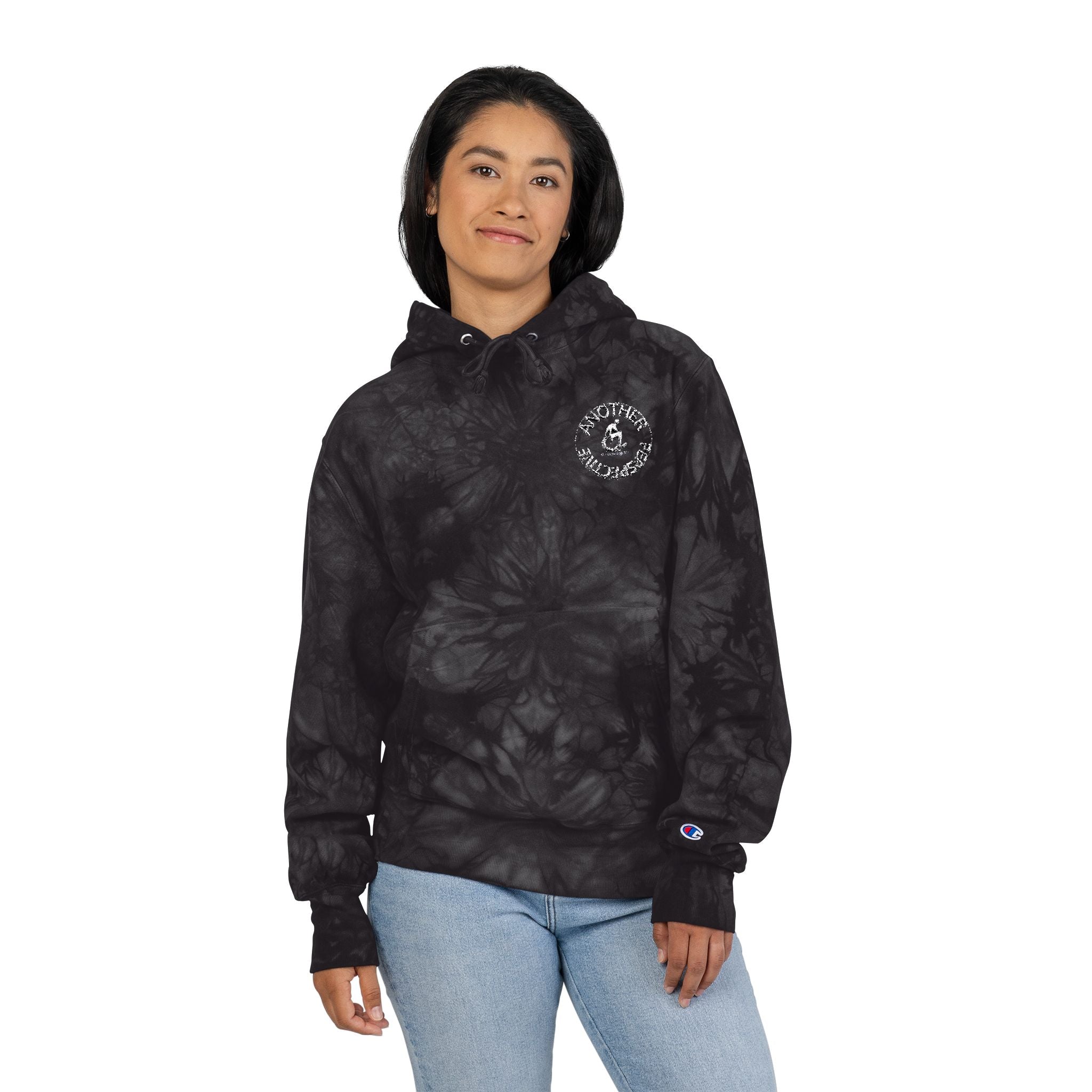 Unisex Tie-Dye Hoodie with Embroidery, Cozy Casual Wear, Perfect for Gifting, Trendy Hoodie, Everyday Style