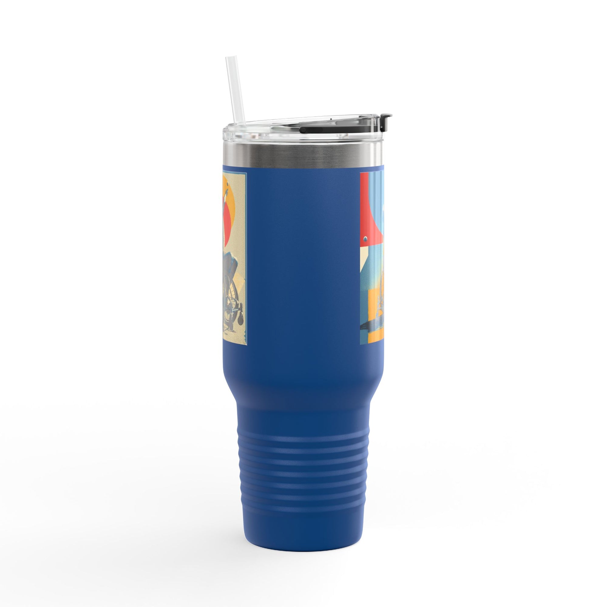 Vibrant Insulated Travel Mug, 40oz | Stylish Drinkware for Outdoor Adventures, Sports, Travel, Gifts