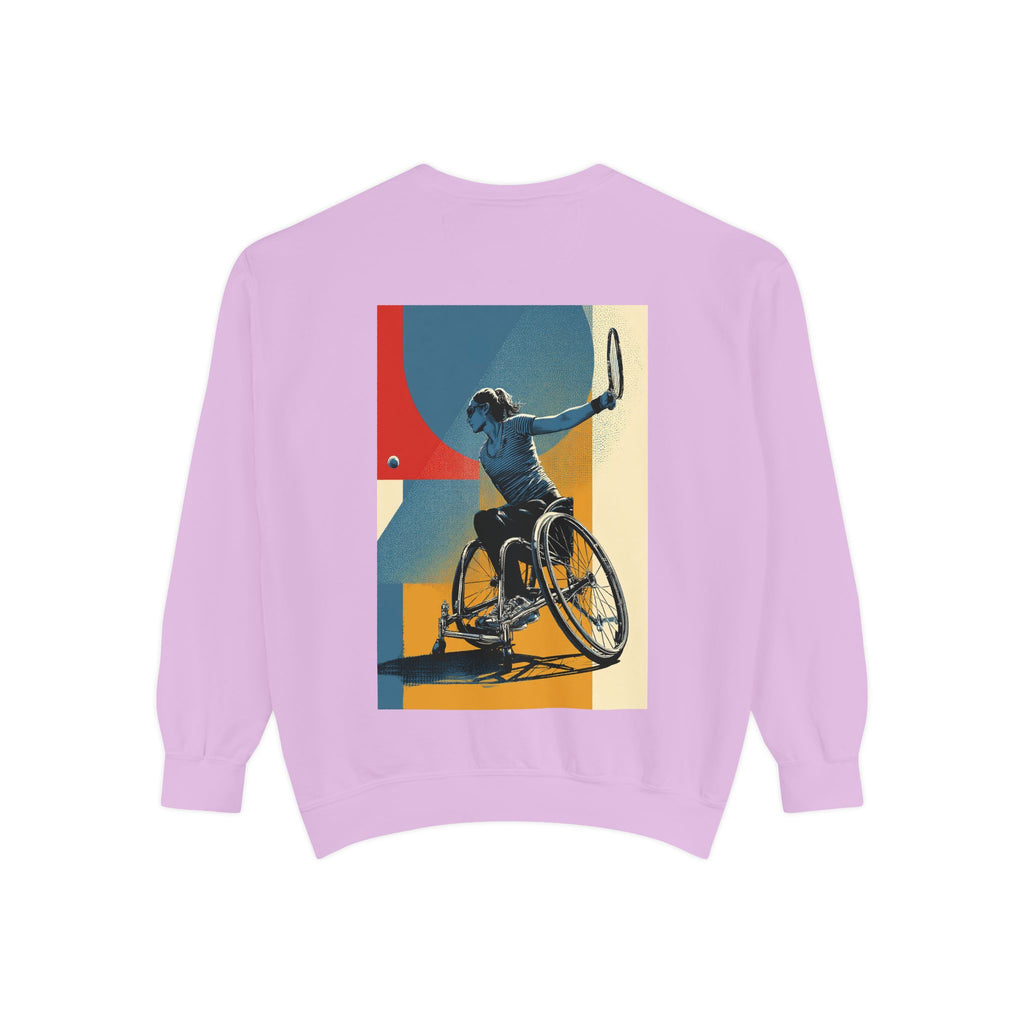 Inspirational Unisex Sweatshirt - Motivational Sports Tennis Design | Perfect for Coaches, Athletes, Gifts, Casual Wear, and Events