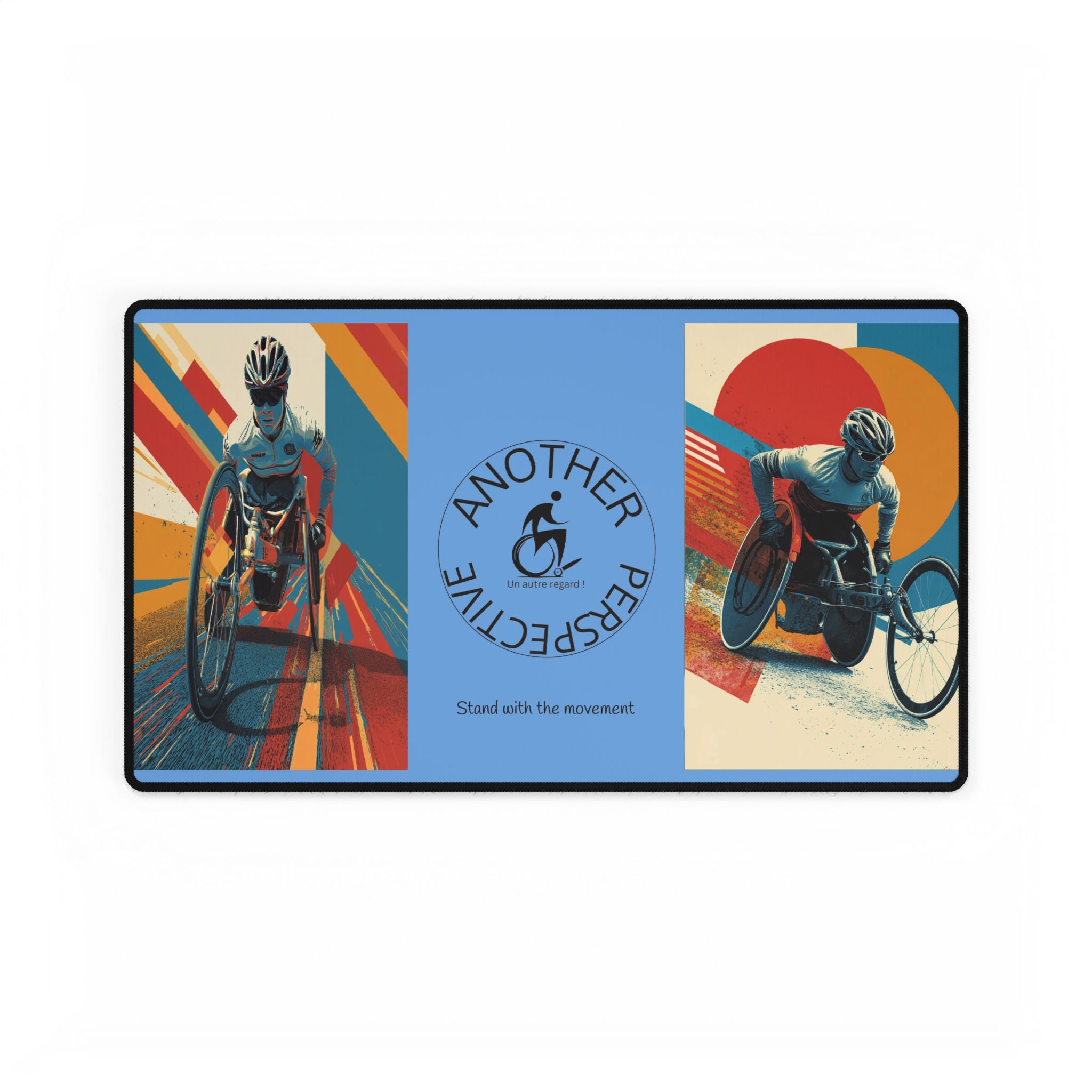 Adaptive Wheelchair Course Desk Mat - Another Perspective | Motivational Workspace Décor, Office Gift, Inspirational Desk Pad, Home Office Decor, [...]