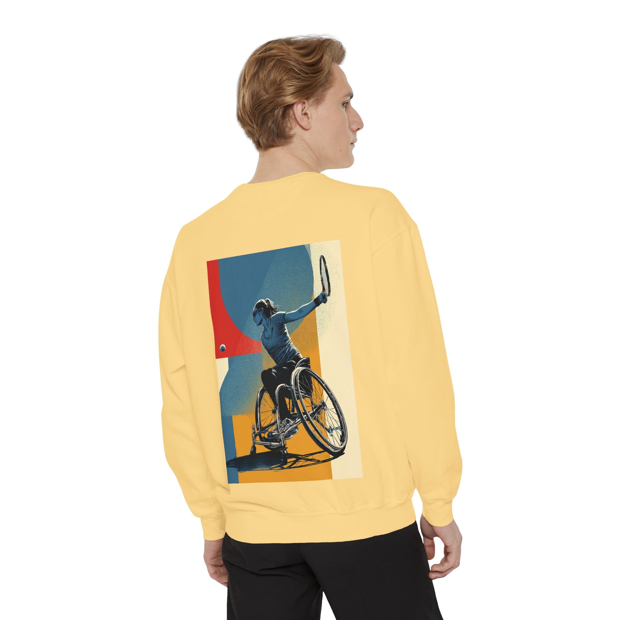 Inspirational Unisex Sweatshirt - Motivational Sports Tennis Design | Perfect for Coaches, Athletes, Gifts, Casual Wear, and Events