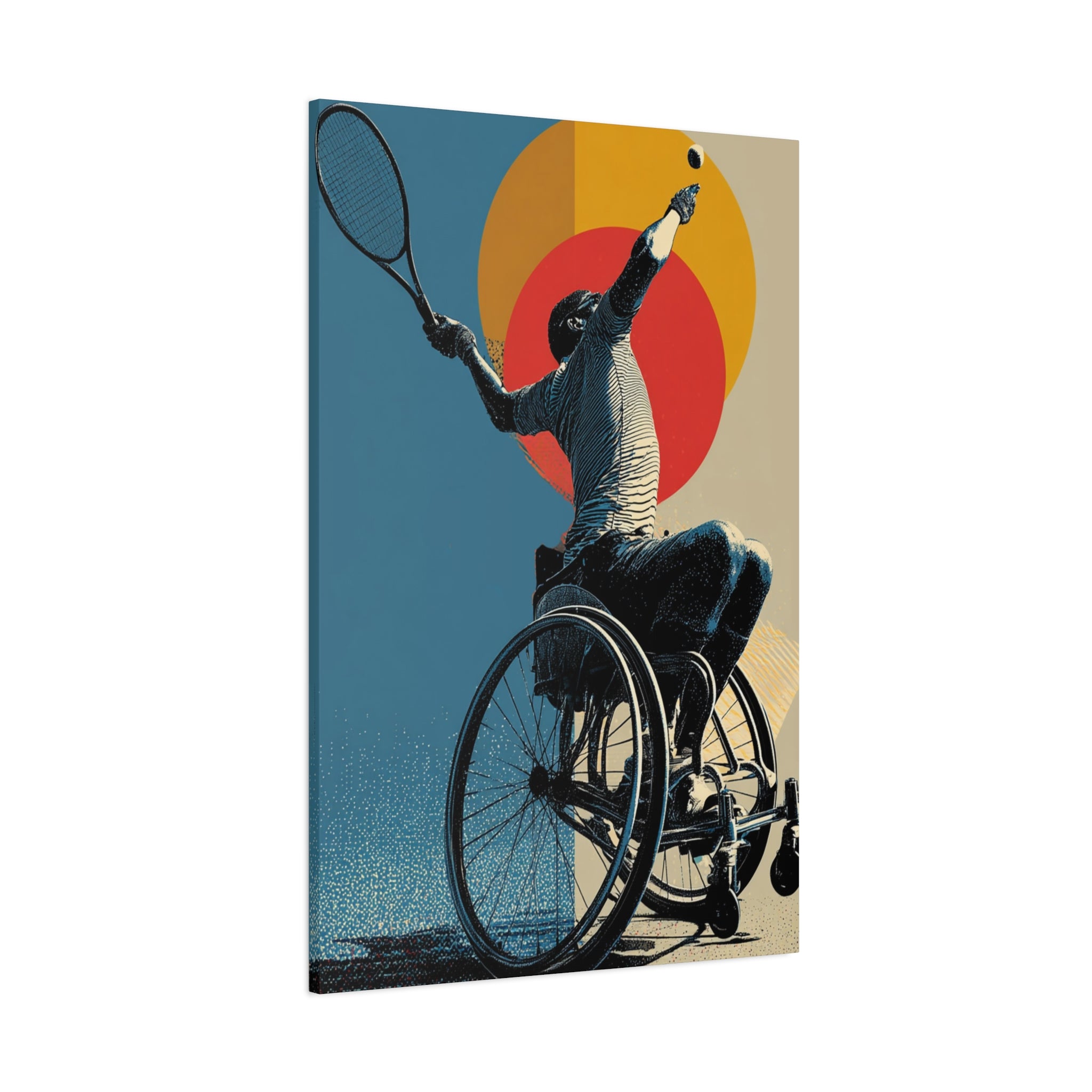 Empowering Wheelchair Tennis Canvas Art, Inspirational Wall Decor, Motivational Home Decor, Unique Gift for Sports Enthusiasts, [...]