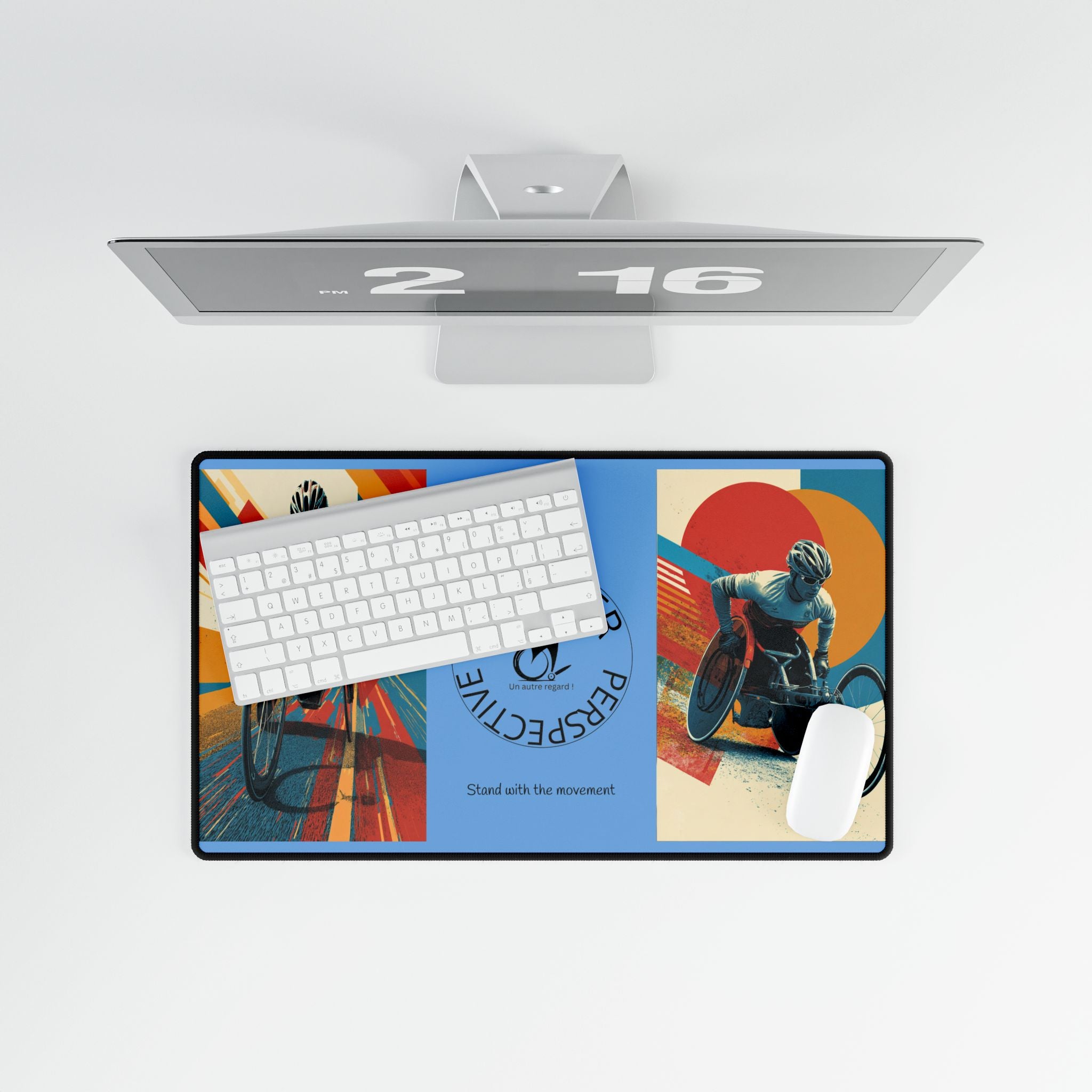 Adaptive Wheelchair Course Desk Mat - Another Perspective | Motivational Workspace Décor, Office Gift, Inspirational Desk Pad, Home Office Decor, [...]