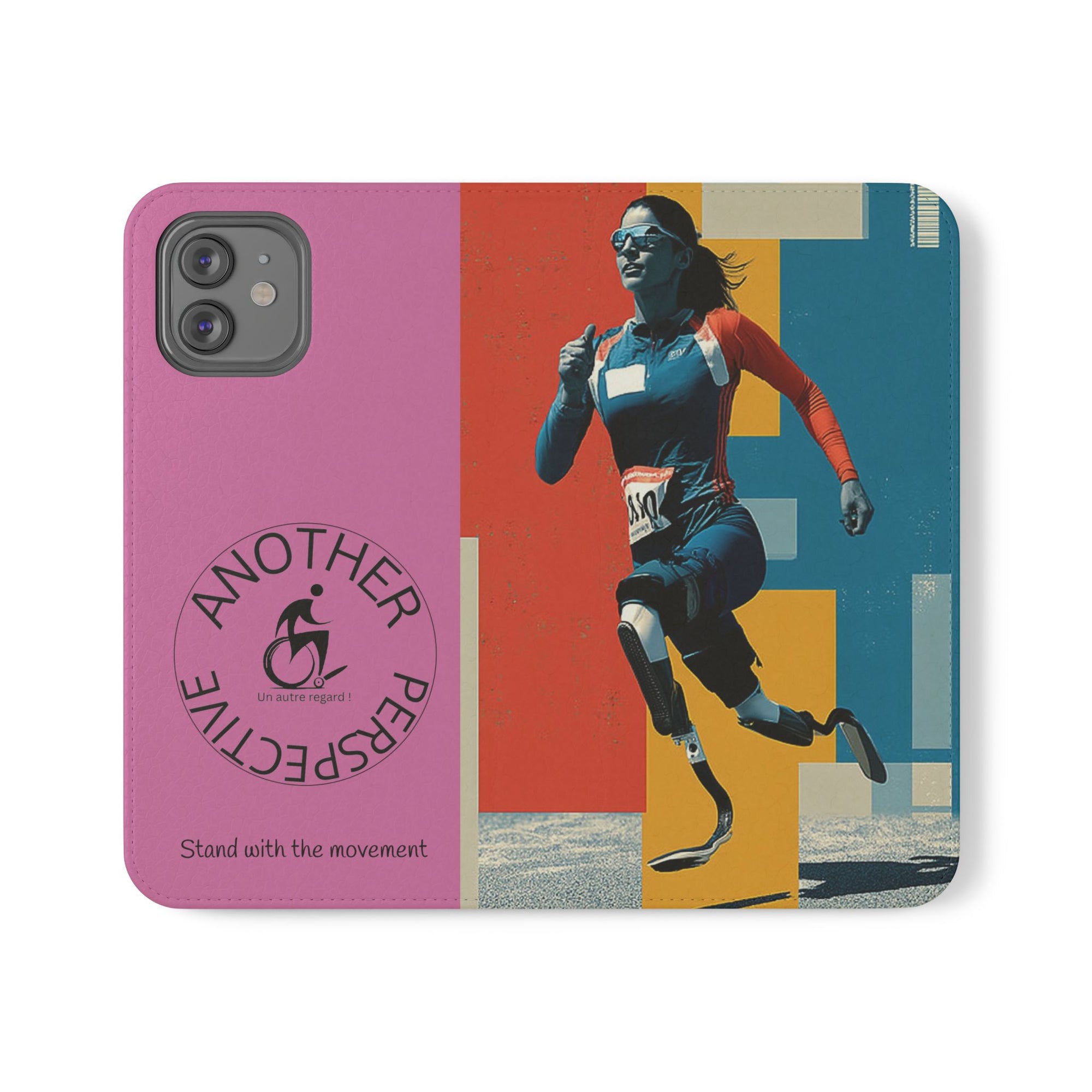 Empowering Flip Cases for Smartphones Course| Stand with the Movement, Stylish Phone Cover, Unique Gift, Inclusive Design, Support Accessibility