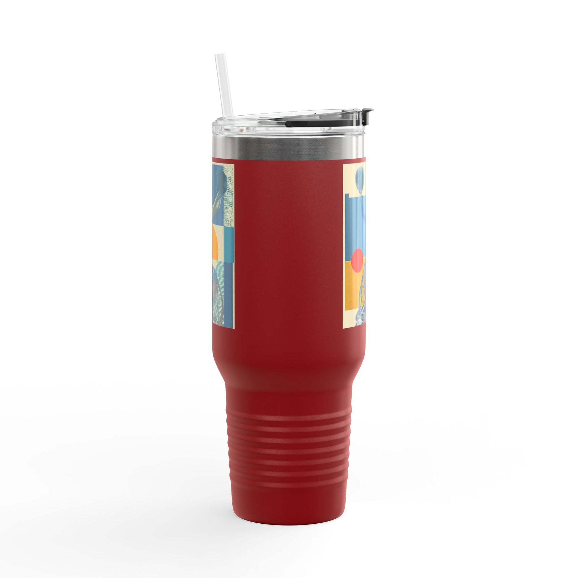 Vibrant Insulated Travel Mug, 40oz | Stylish Drinkware for Outdoor Adventures, Sports, Travel, Gifts