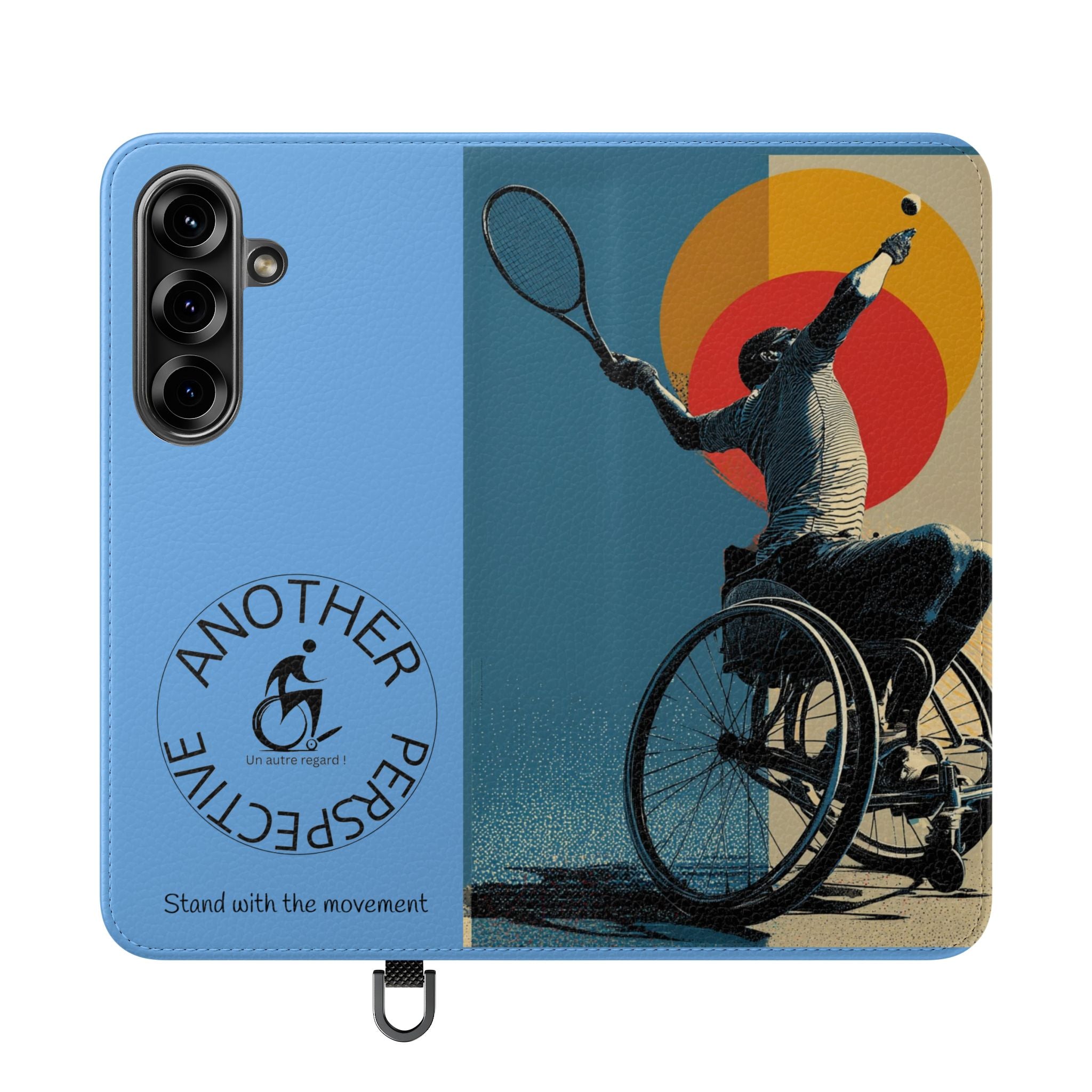 Sporty Flip Case for Athletes Tennis, Phone Wallet Cover, Stylish Mobile Case, Perfect Gift for Sports Fans, Functional Design