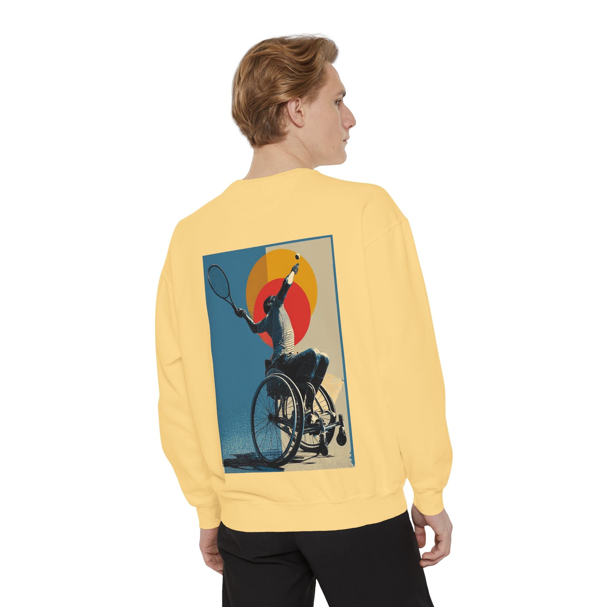 Inspirational Unisex Sweatshirt - Motivational Sports Tennis Design | Perfect for Coaches, Athletes, Gifts, Casual Wear, and Events