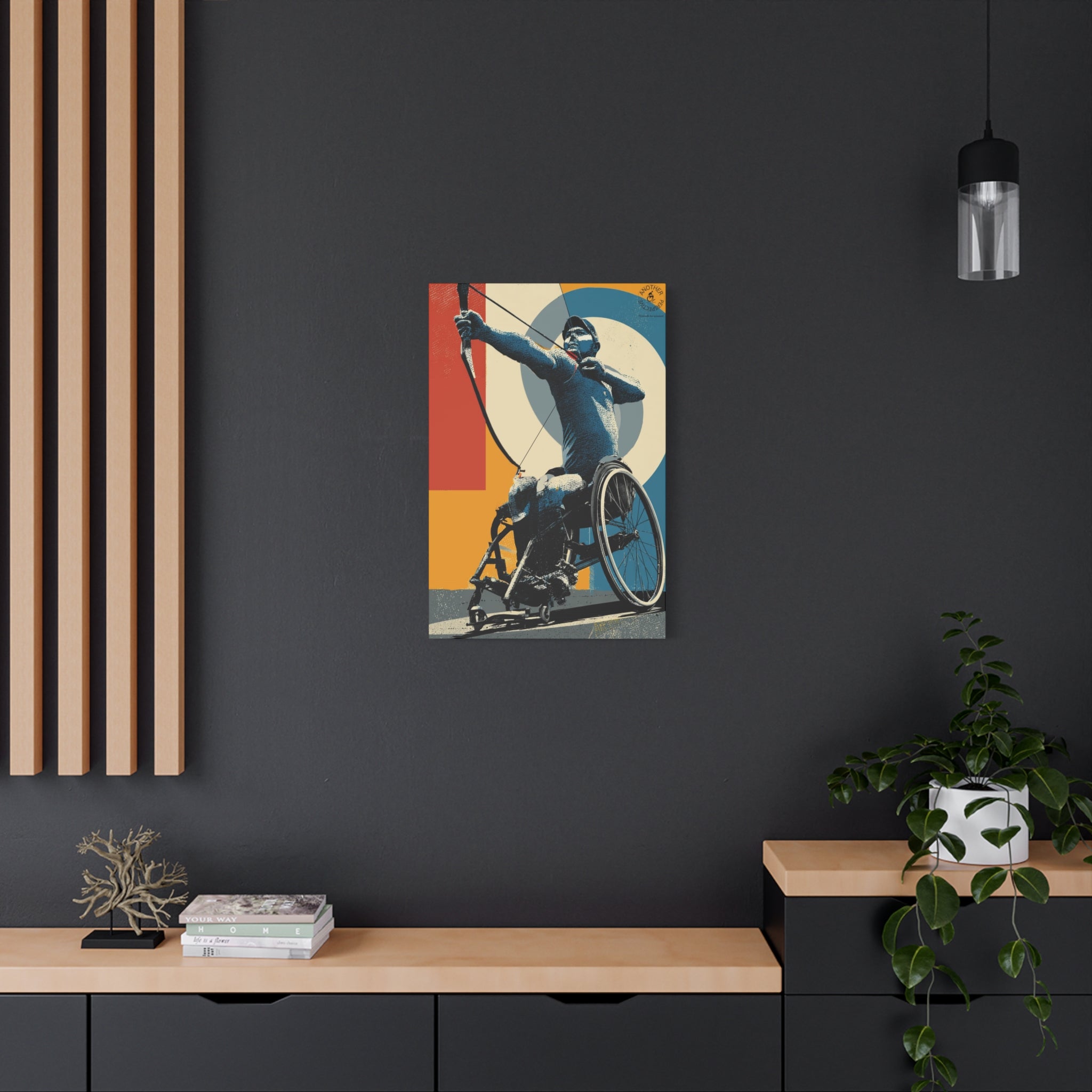 Empowering Wheelchair Archery Canvas Art, Inspirational Wall Decor, Motivational Home Decor, Unique Gift for Sports Enthusiasts, [...]