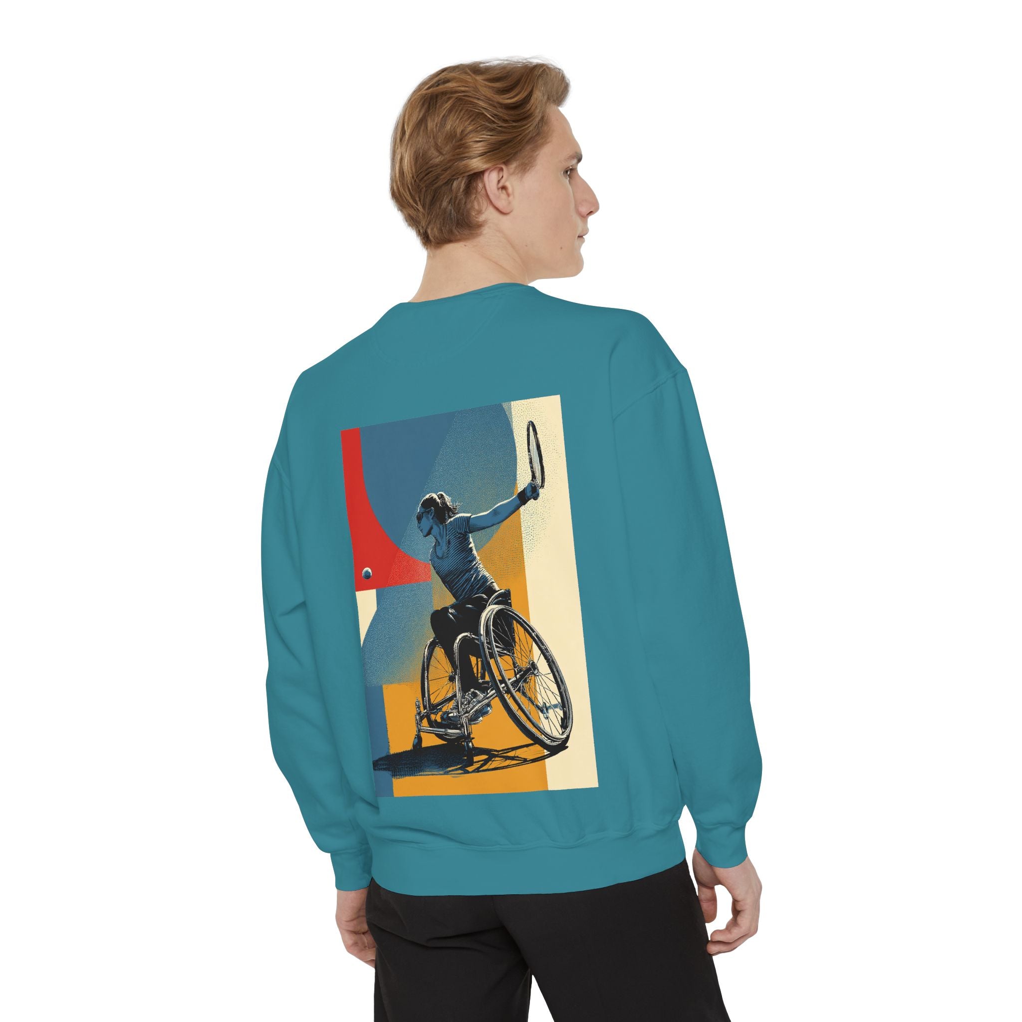 Inspirational Unisex Sweatshirt - Motivational Sports Tennis Design | Perfect for Coaches, Athletes, Gifts, Casual Wear, and Events