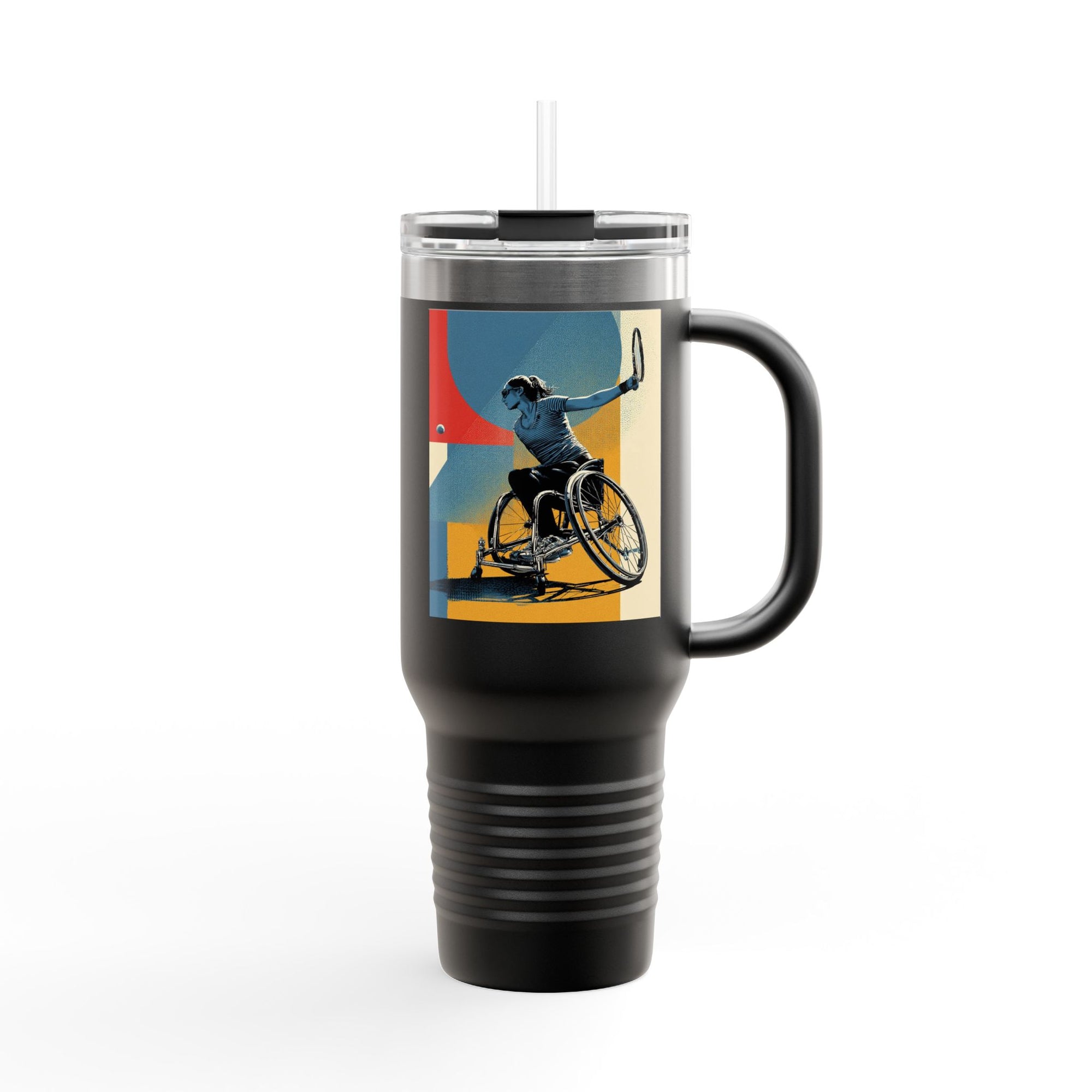 Vibrant Insulated Travel Mug, 40oz | Stylish Drinkware for Outdoor Adventures, Sports, Travel, Gifts