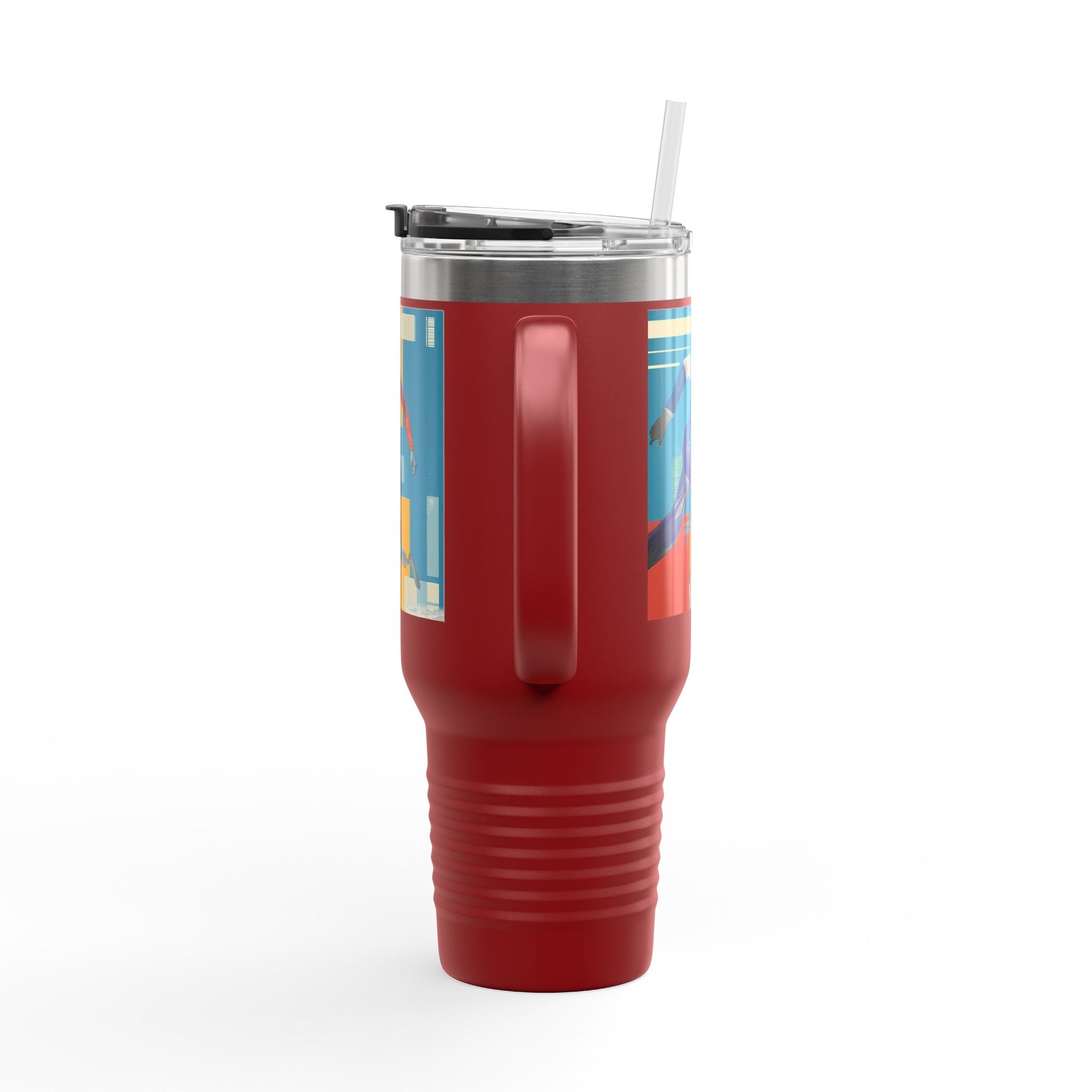 Vibrant Insulated Travel Mug, 40oz | Stylish Drinkware for Outdoor Adventures, Sports, Travel, Gifts