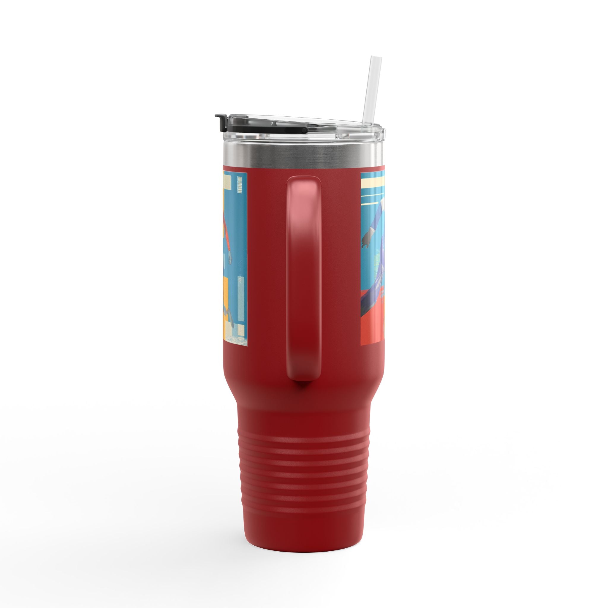 Vibrant Insulated Travel Mug, 40oz | Stylish Drinkware for Outdoor Adventures, Sports, Travel, Gifts