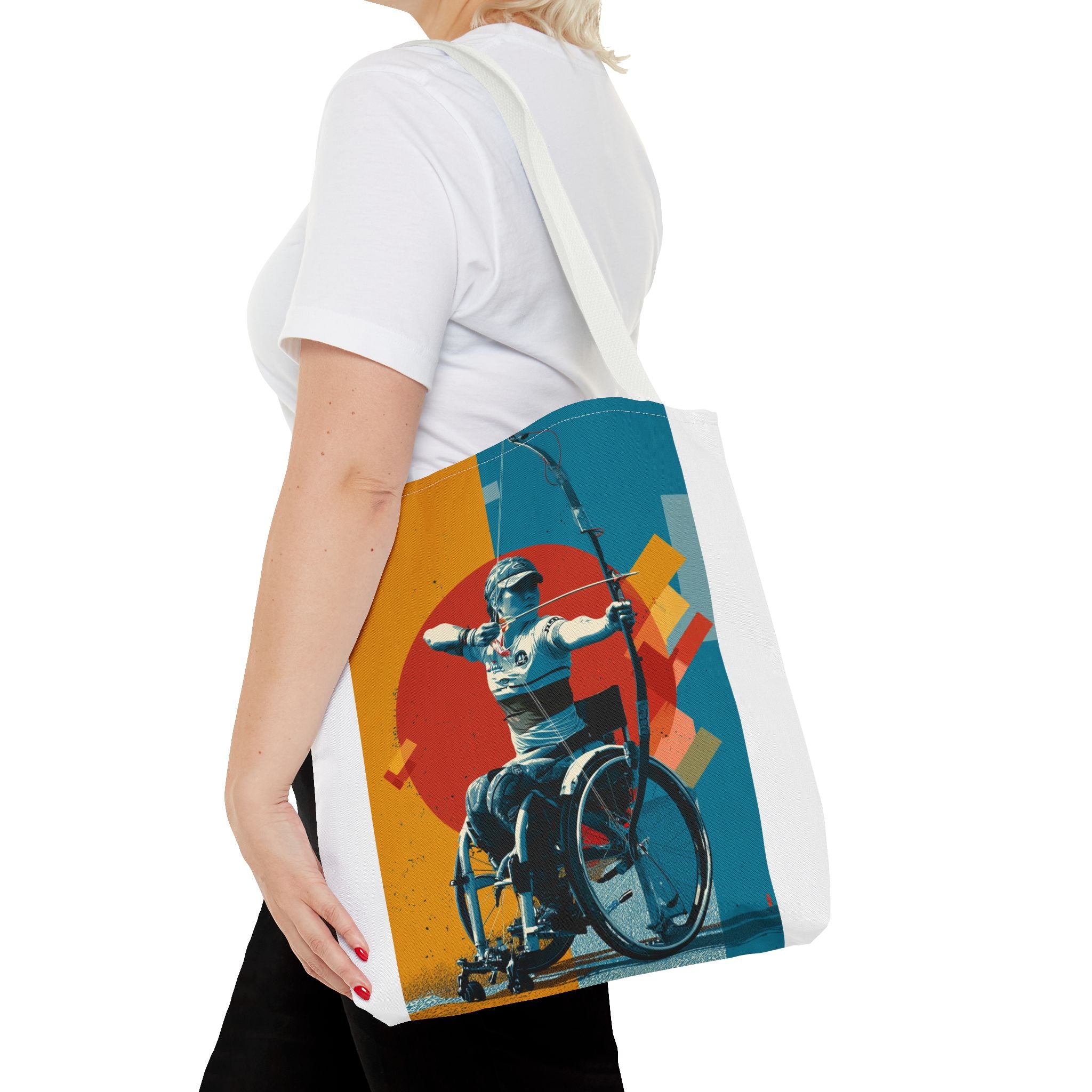 Inspirational Archery Sports Tote Bag | Motivational Gym Bag, Everyday Use, Eco-Friendly Gift, Unique Sporty Design