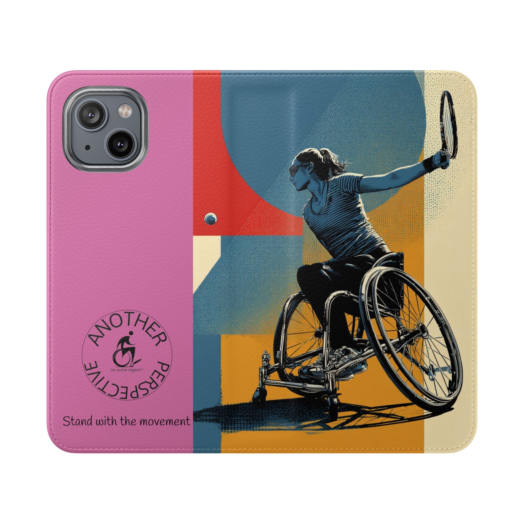 Sporty Flip Case for Athletes Tennis, Phone Wallet Cover, Stylish Mobile Case, Perfect Gift for Sports Fans, Functional Design