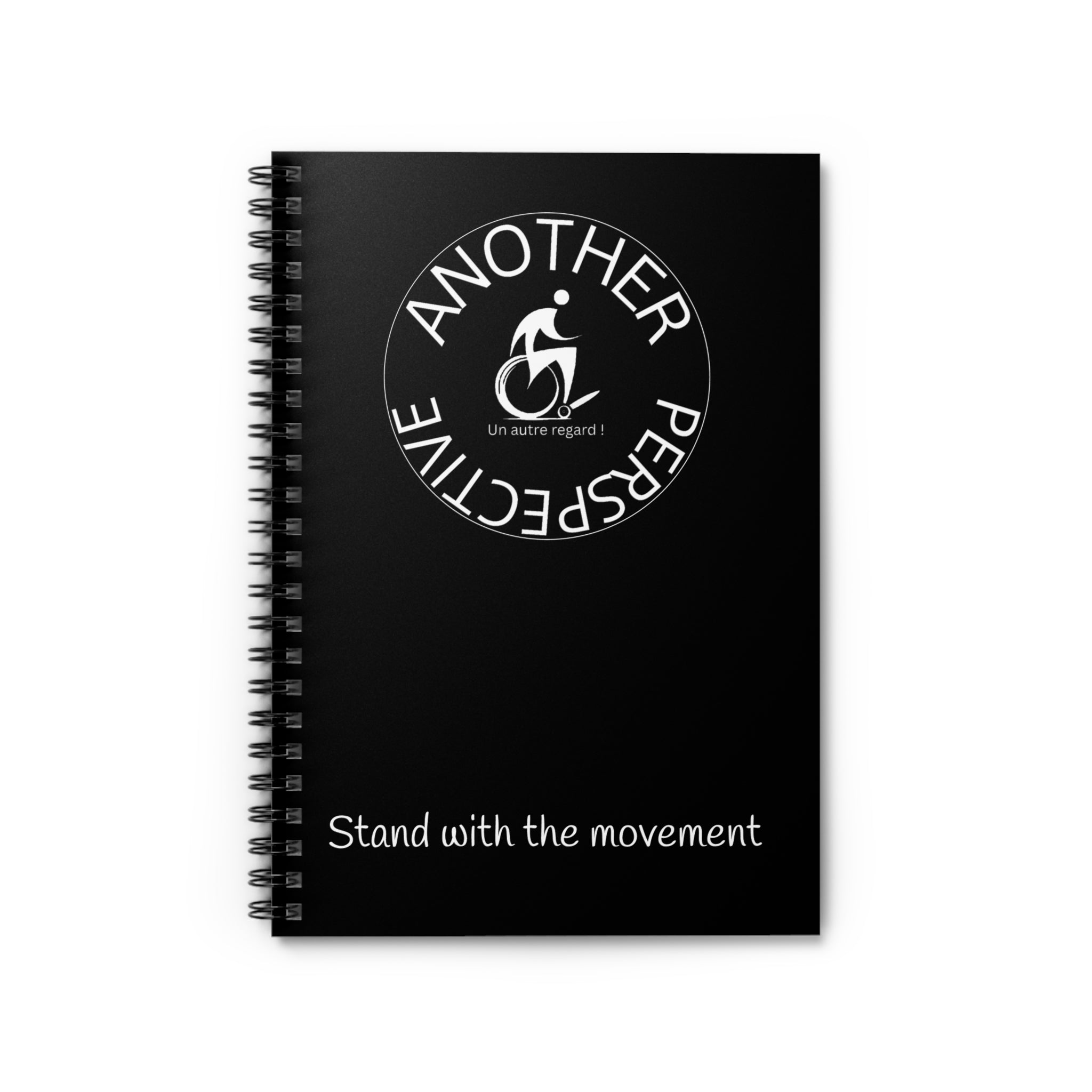 Inspirational Spiral Notebook Logo- Empowering Artwork, Ideal for Goal-Setting, Journaling, Gifts for Athletes, Rehab Tools, Women's Empowerment