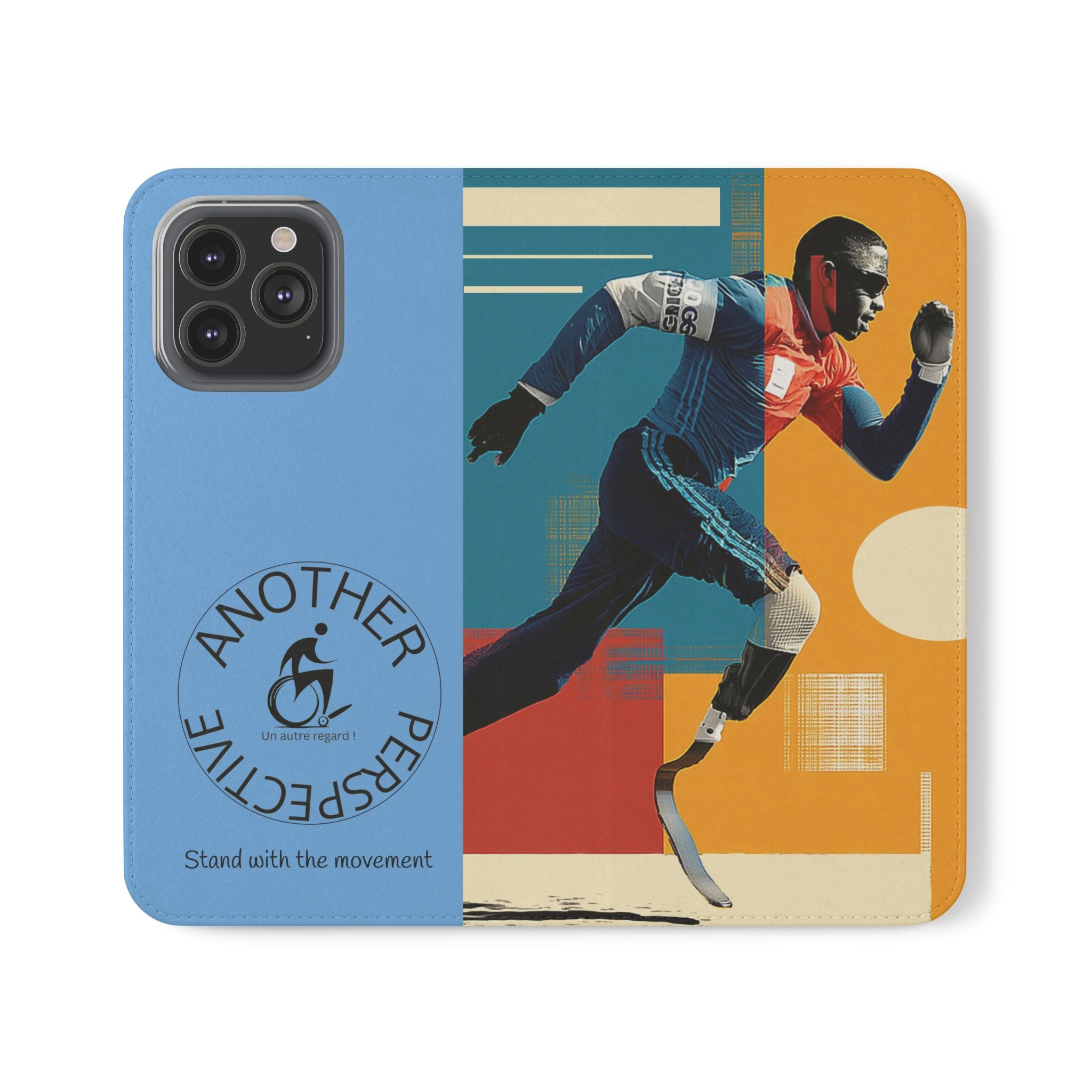 Sporty Flip Case for Athletes Course , Phone Wallet Cover, Stylish Mobile Case, Perfect Gift for Sports Fans, Functional Design