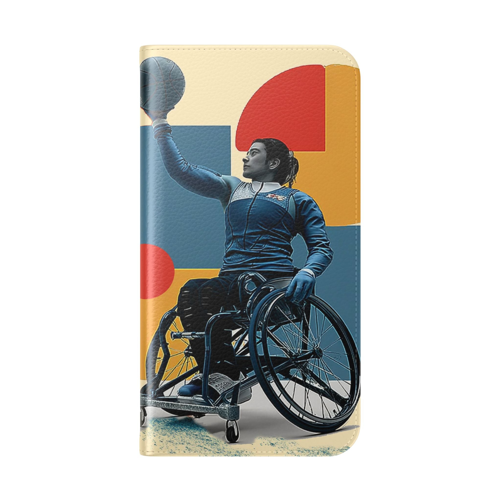 Adaptive Flip Cases for Empowerment, Wheelchair Basketball, Disability Awareness, Inspirational Gifts, Supportive Accessories
